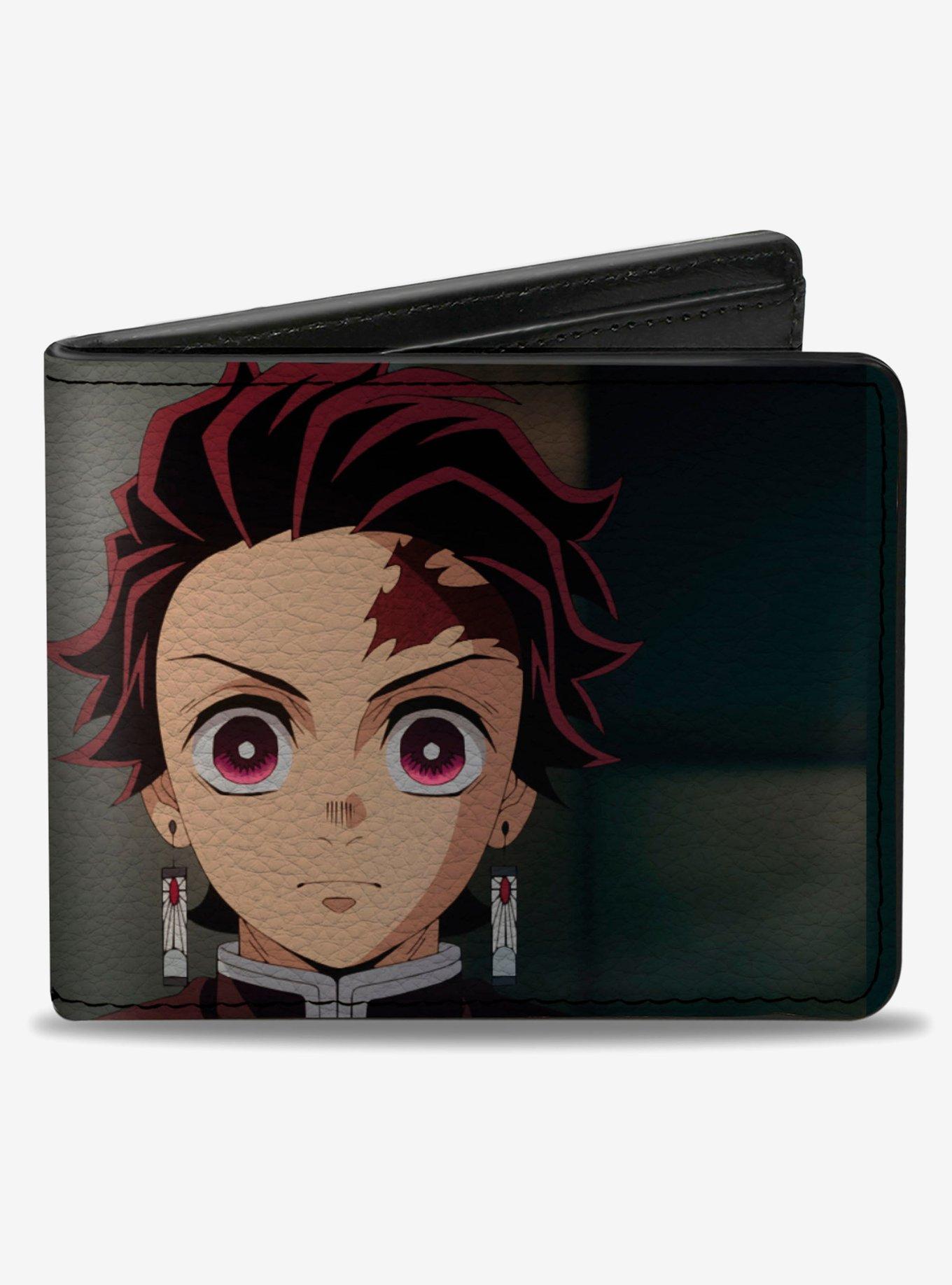 Demon Slayer Tanjiro Kamado Pose & Title Bifold Wallet, , hi-res