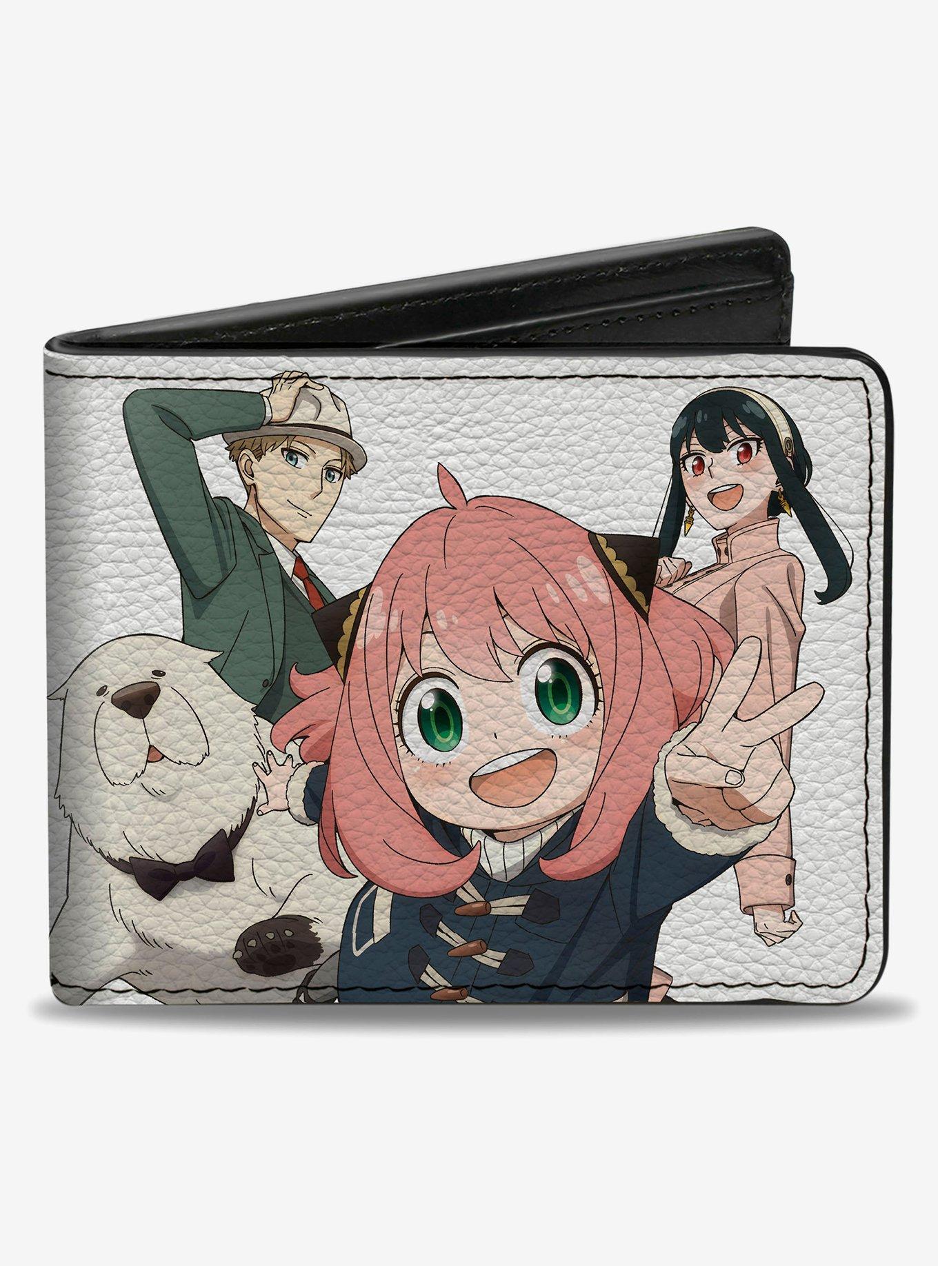 Spy x Family Forger Family Group Pose Bondo Red Bifold Wallet, , hi-res