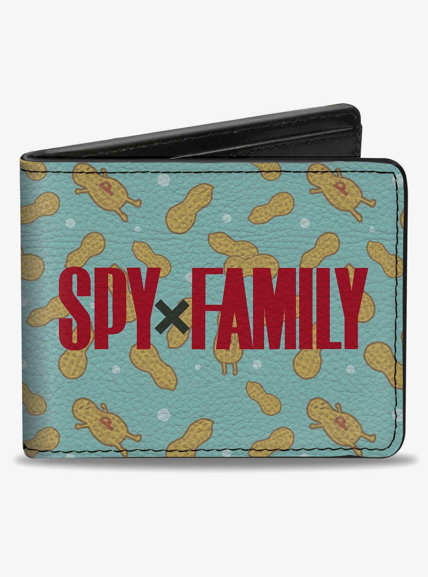 Spy x Family Anyas Peanuts Scattered & Logo Bifold Wallet, , hi-res