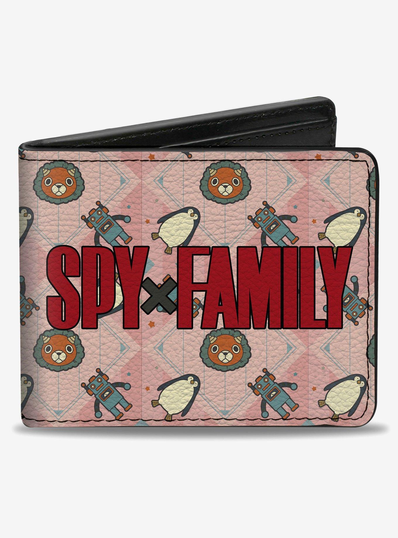 Spy x Family Anya Icons Plaid & Title Bifold Wallet, , hi-res