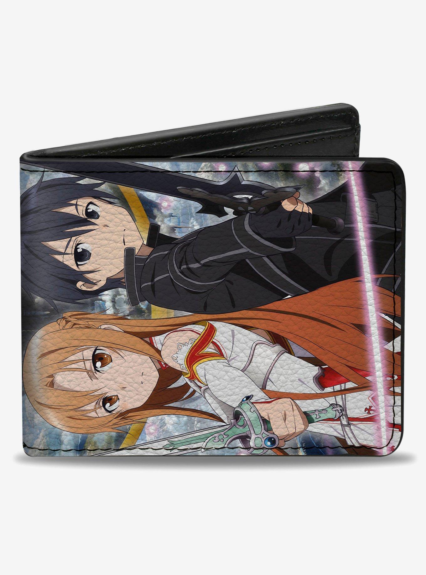 Sword Art Online Asuna & Kirito Aincrad Pose & Title Bifold Wallet, , hi-res