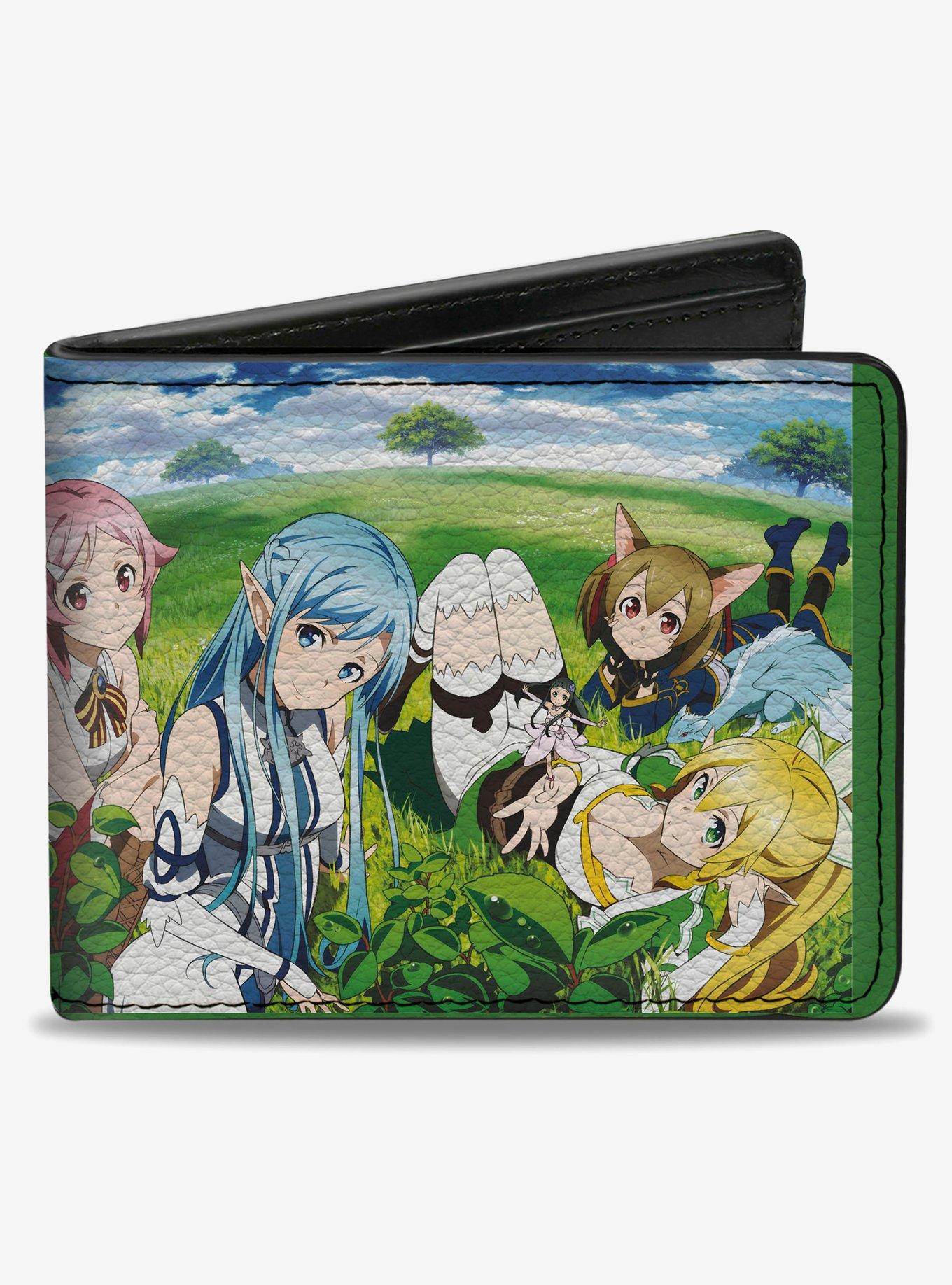 Sword Art Online Dengeki Bunko Magazine Girls Scenes Bifold Wallet, , hi-res