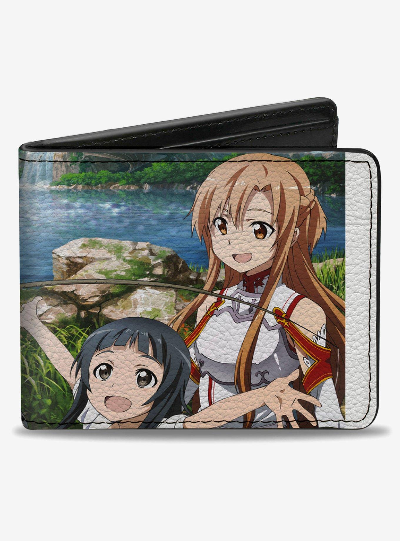 Sword Art Online Kirito Asuna & Yui Fishing Scene Bifold Wallet, , hi-res