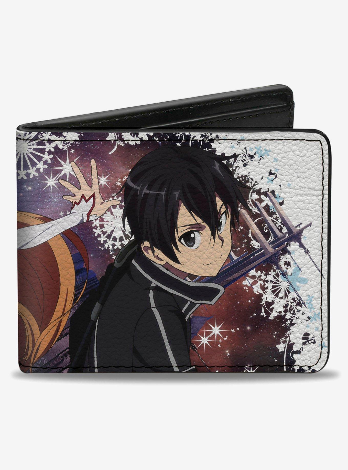 Sword Art Online Asuna & Kirito Swords Pose Bifold Wallet, , hi-res