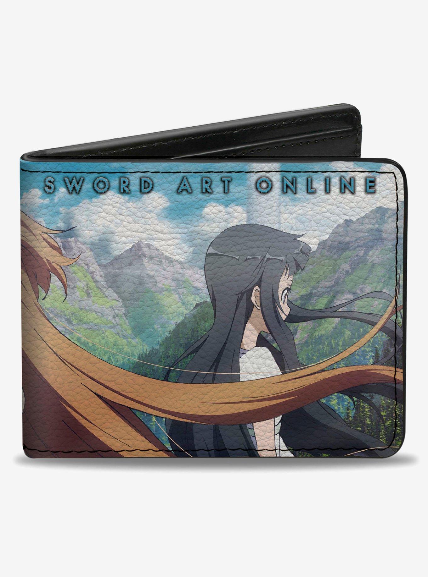 Sword Art Online Kirito Asuna & Yui Mountain Scene Bifold Wallet, , hi-res