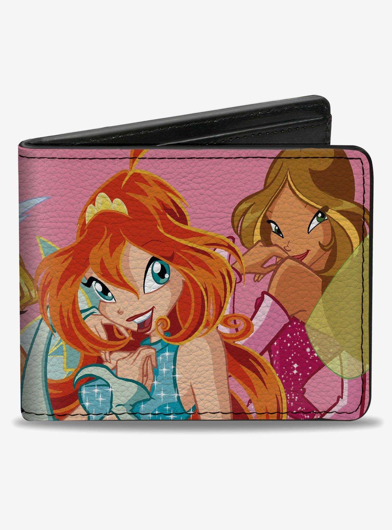 Winx Club Fairies Character Group Pose Bifold Wallet, , hi-res