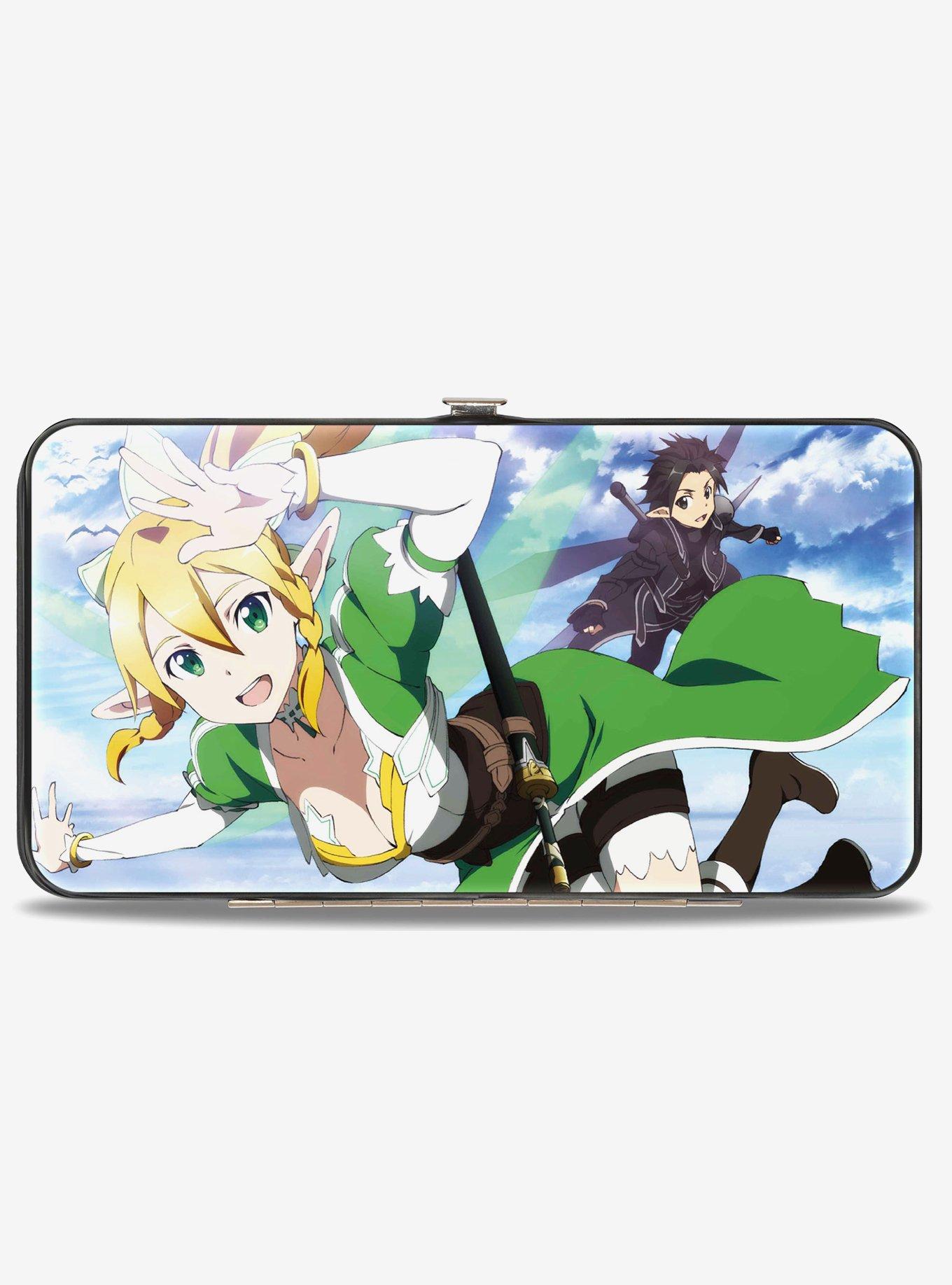 Sword Art Online Two Character Group Scenes Hinged Wallet, , hi-res