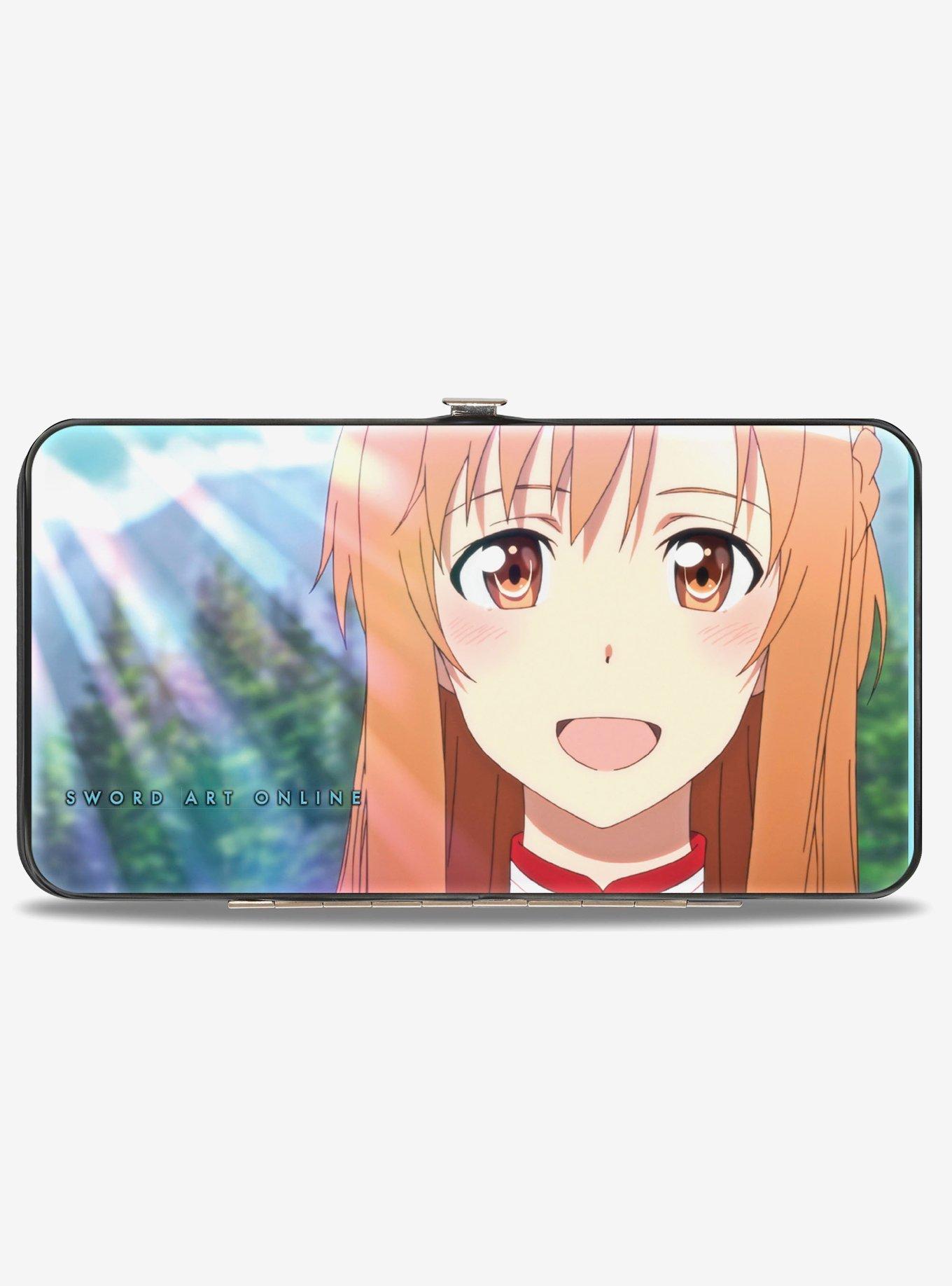 Sword Art Online Kirito & Asuna Sun Rays Faces Hinged Wallet, , hi-res