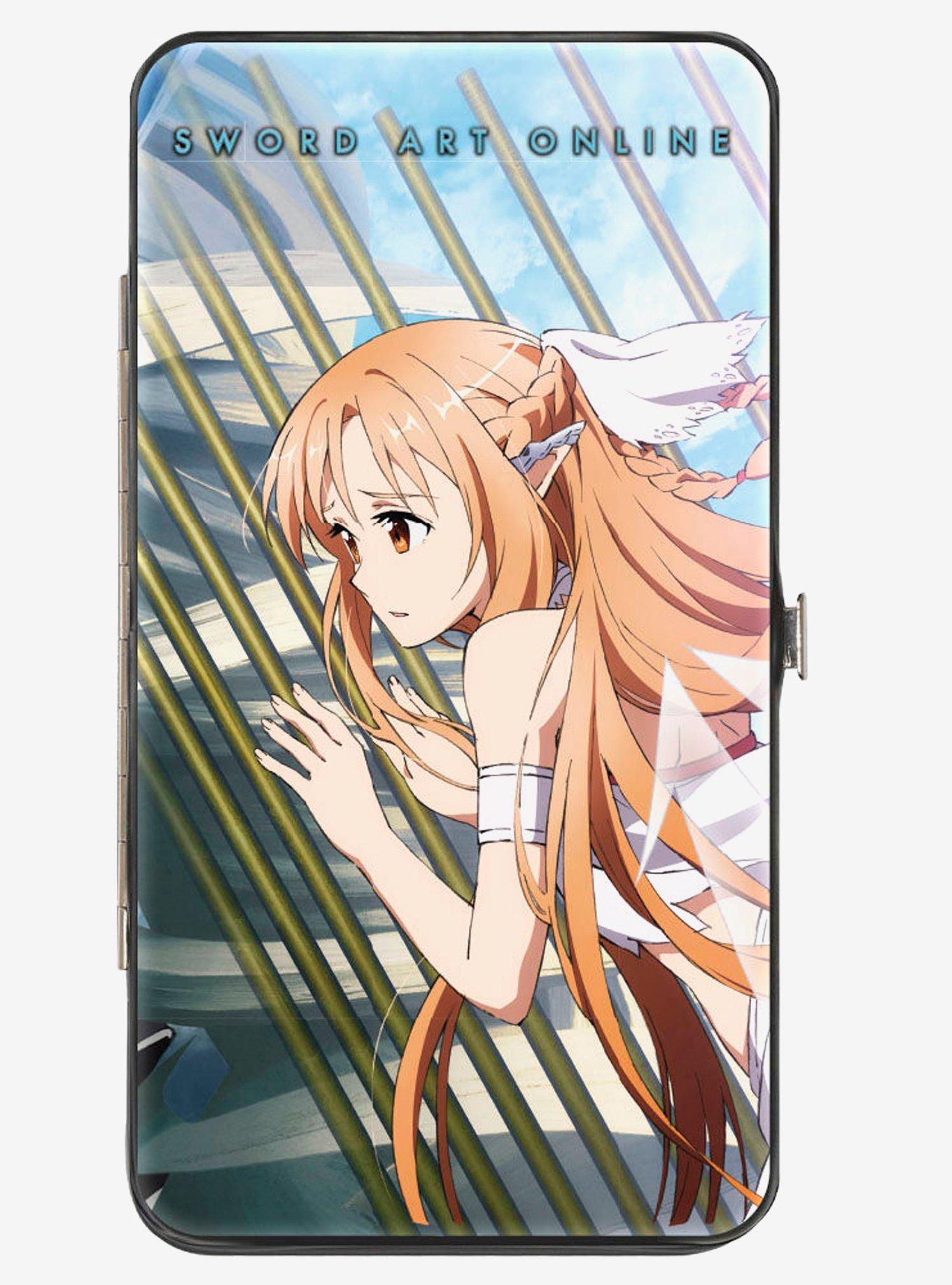 Sword Art Online Kirito Clouds & Asuna Cage Trap Scenes Hinged Wallet, , hi-res