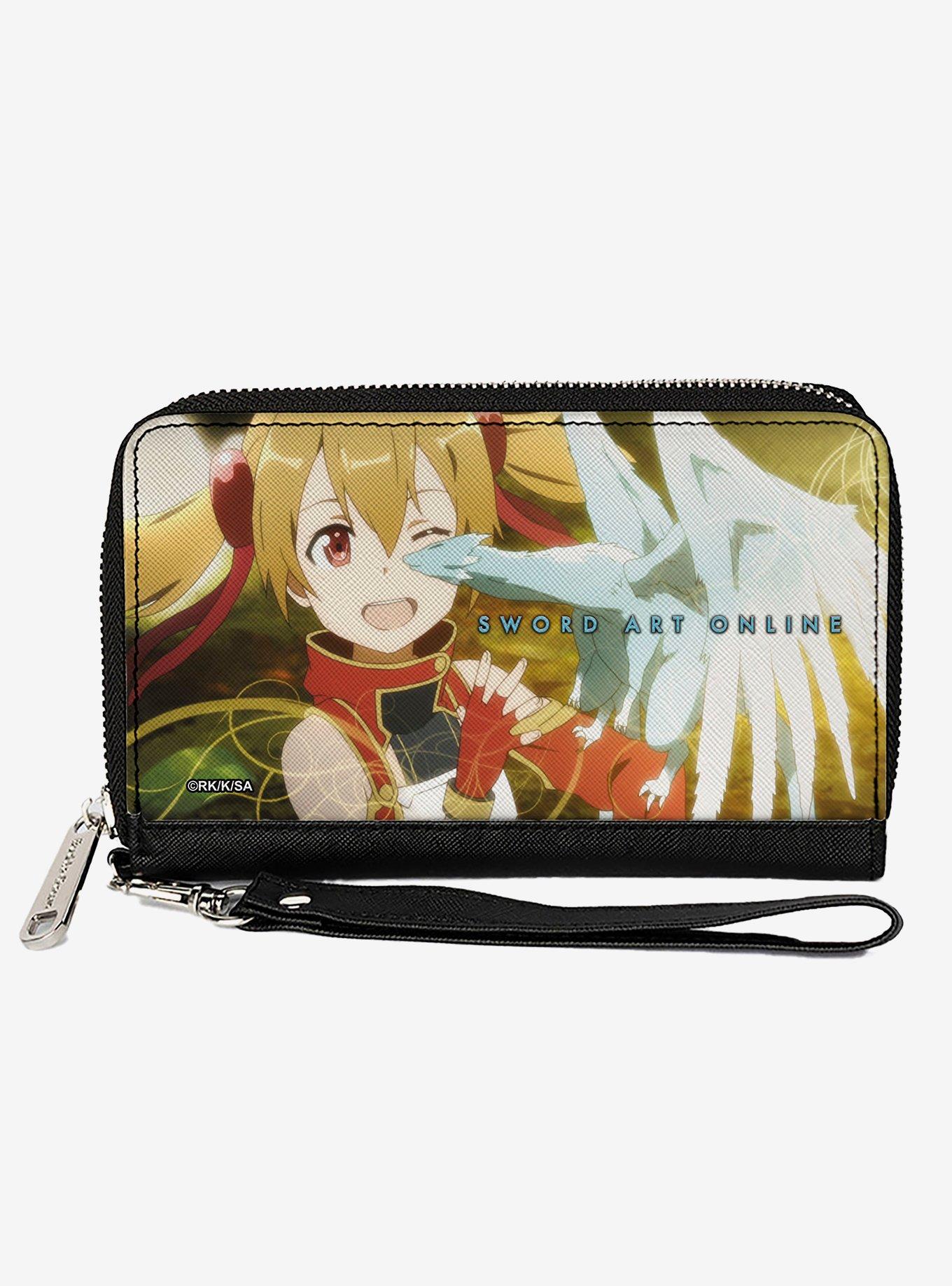 Sword Art Online Silica & Pina Scene Zip Around Wallet, , hi-res
