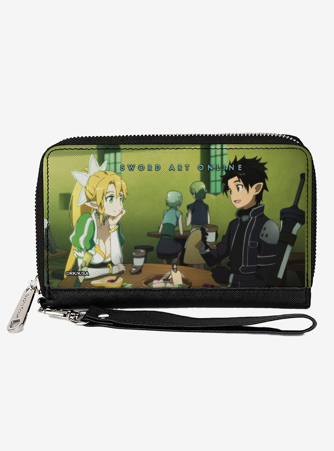 Sword Art Online Leafa & Kirito Scene Zip Around Wallet, , hi-res