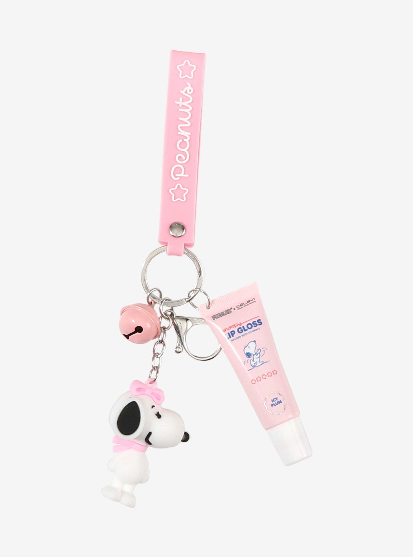 C&eacute;lavi Peanuts Snoopy & Belle Lip Gloss Keychain, , hi-res