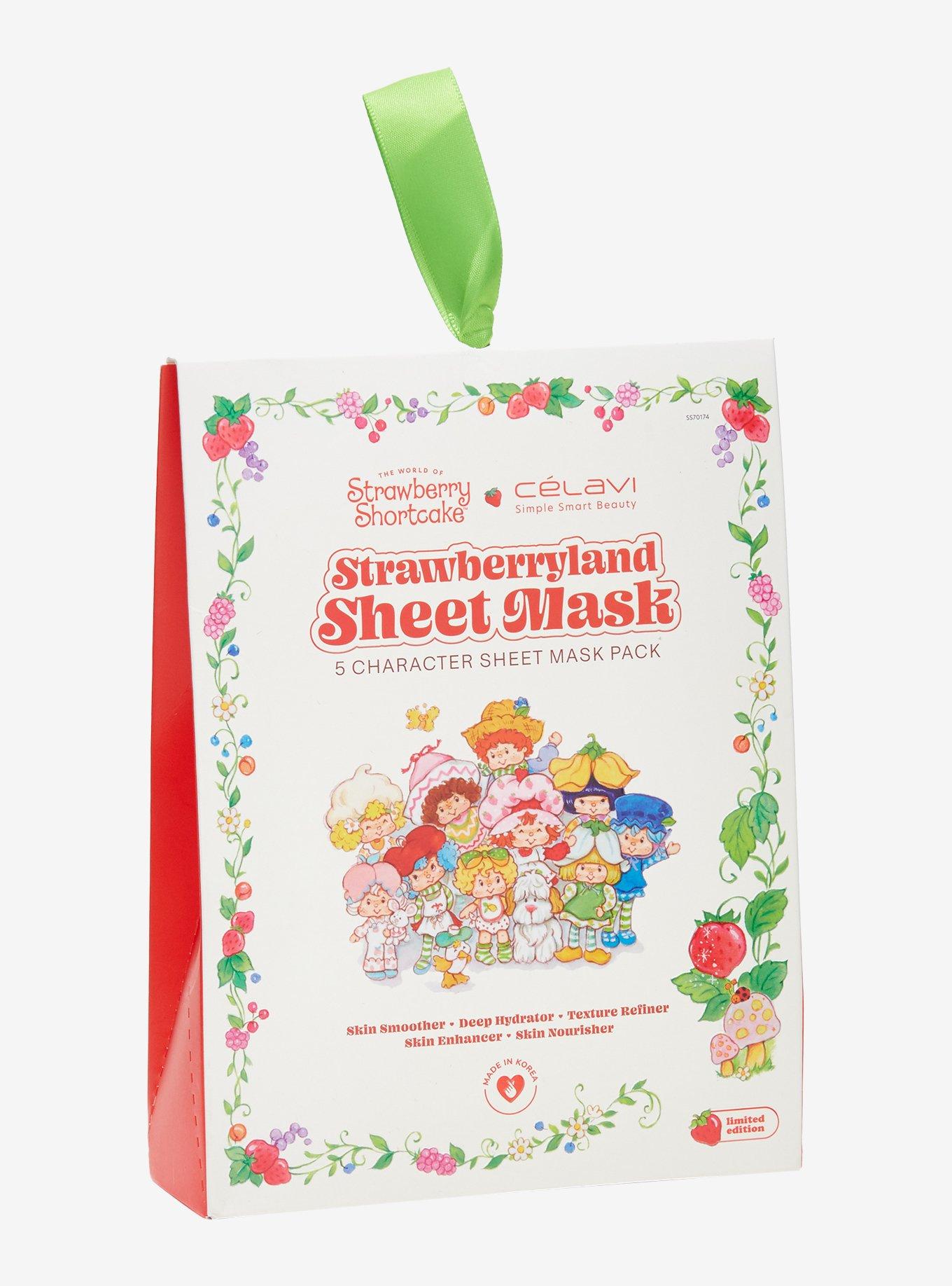 Celavi Strawberry Shortcake Strawberryland Sheet Mask, , hi-res
