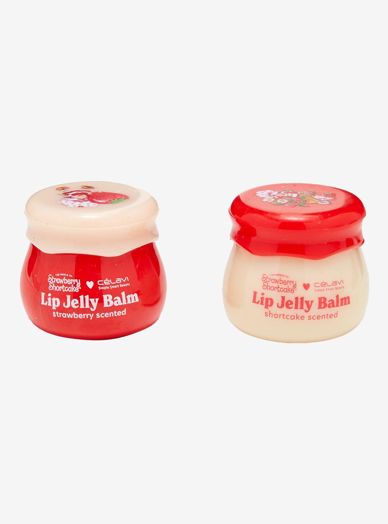 Celavi Strawberry Shortcake Jam Jar Lip Balm Set, , hi-res