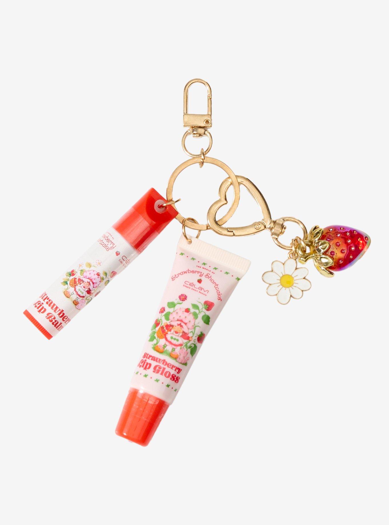 C&eacute;lavi Strawberry Shortcake Lip Gloss Keychain, , hi-res