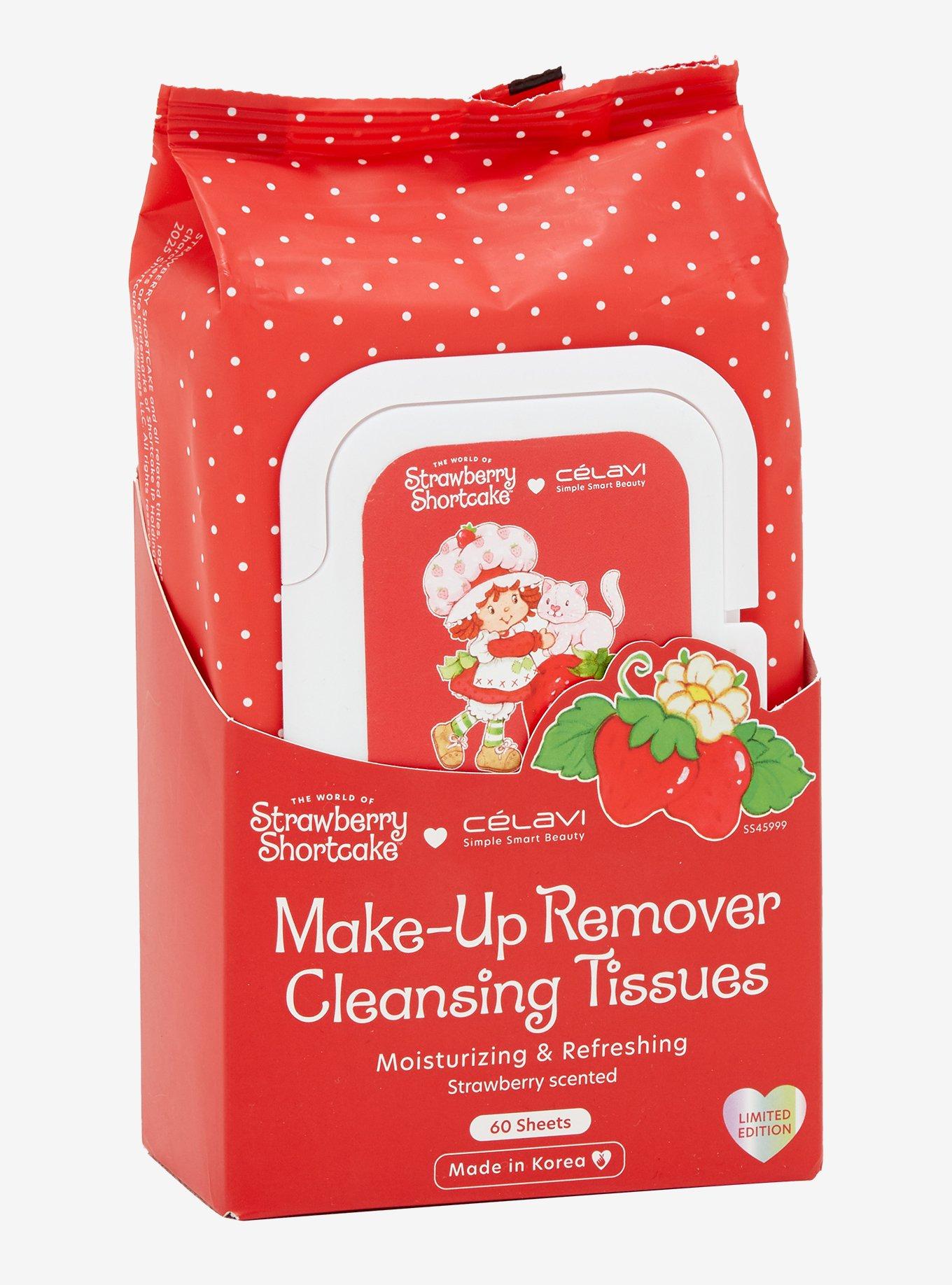Celavi Strawberry Shortcake Make-Up Remover Wipes, , hi-res