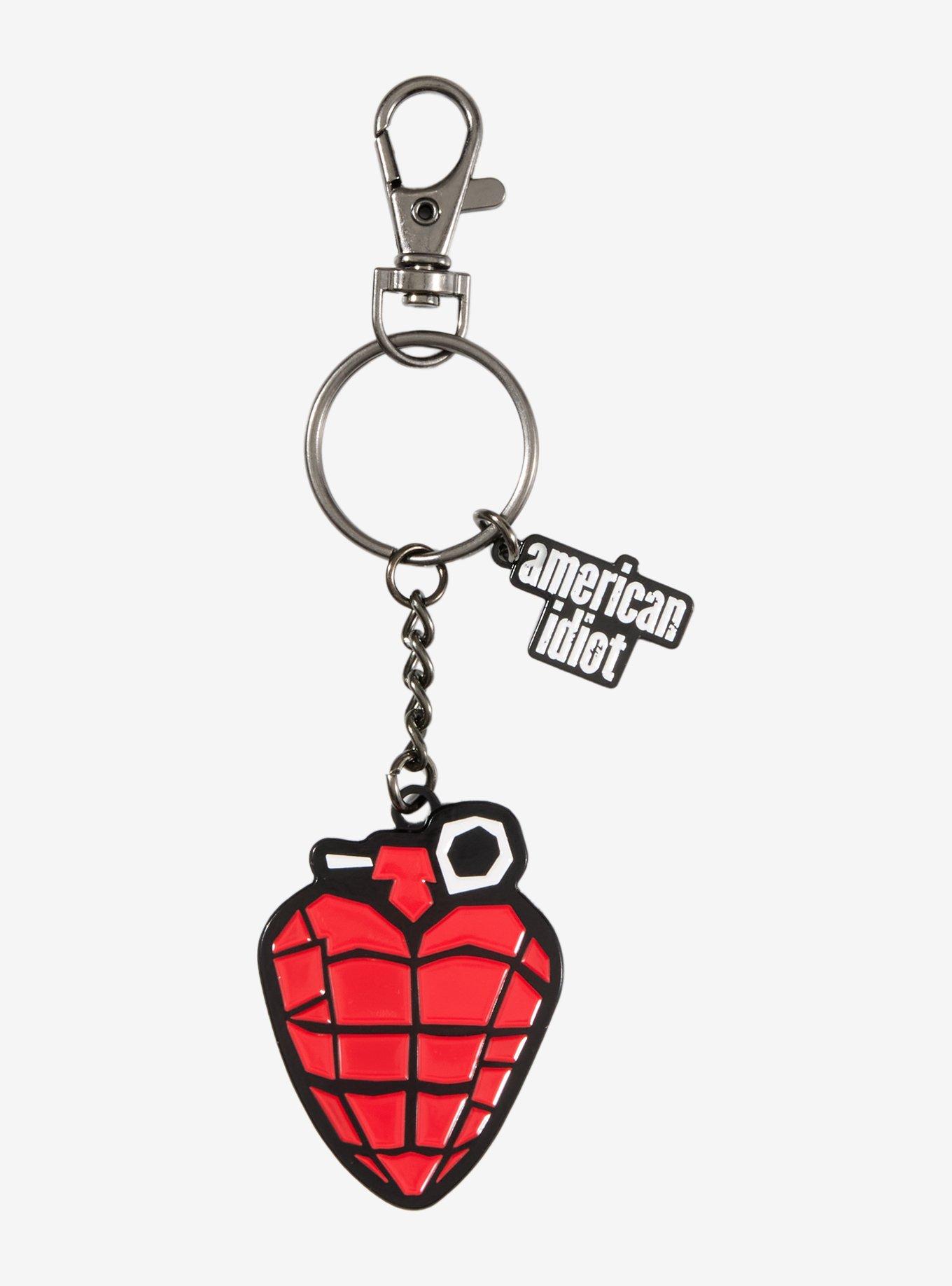 Green Day American Idiot Keychain, , hi-res