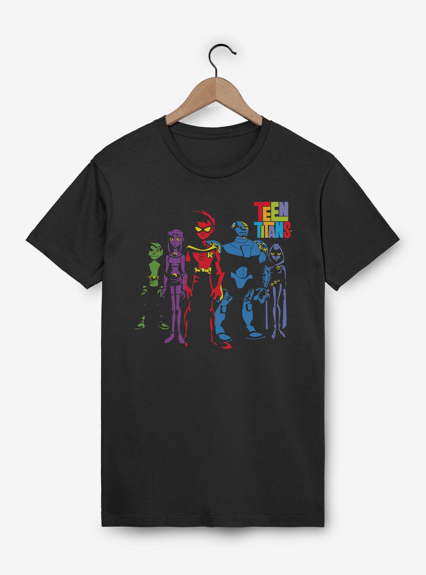 Teen Titans Team Shadow Group T-Shirt, , hi-res