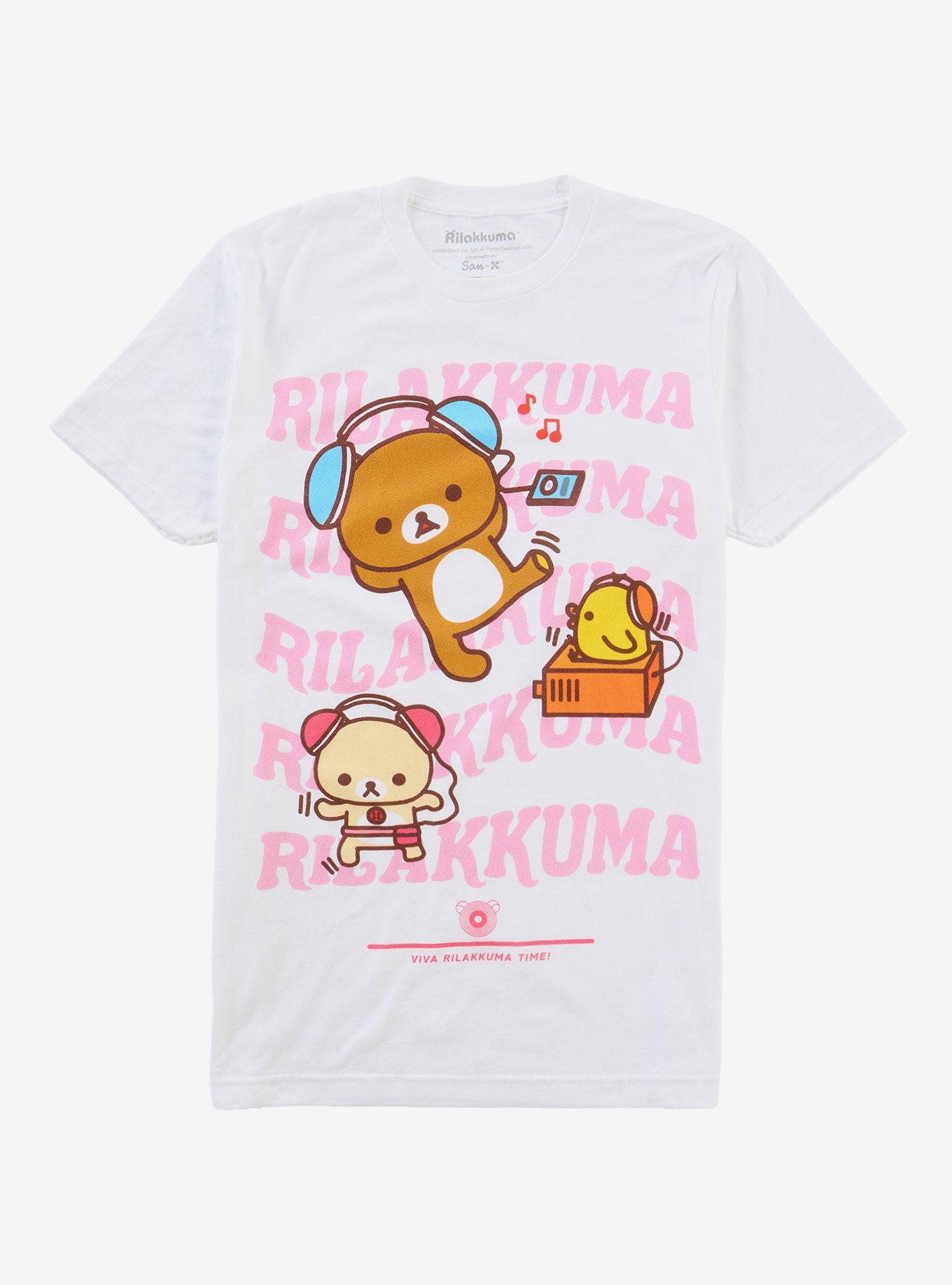 Rilakkuma Trio Headphones T-Shirt, , hi-res