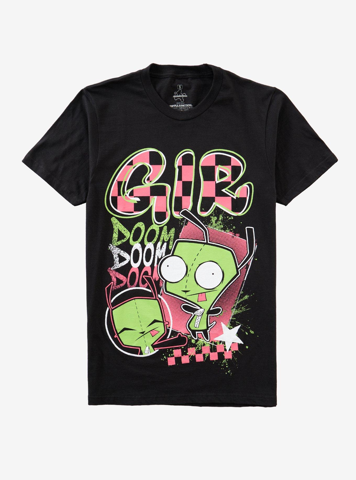 Invader Zim GIR Checkered T-Shirt, , hi-res