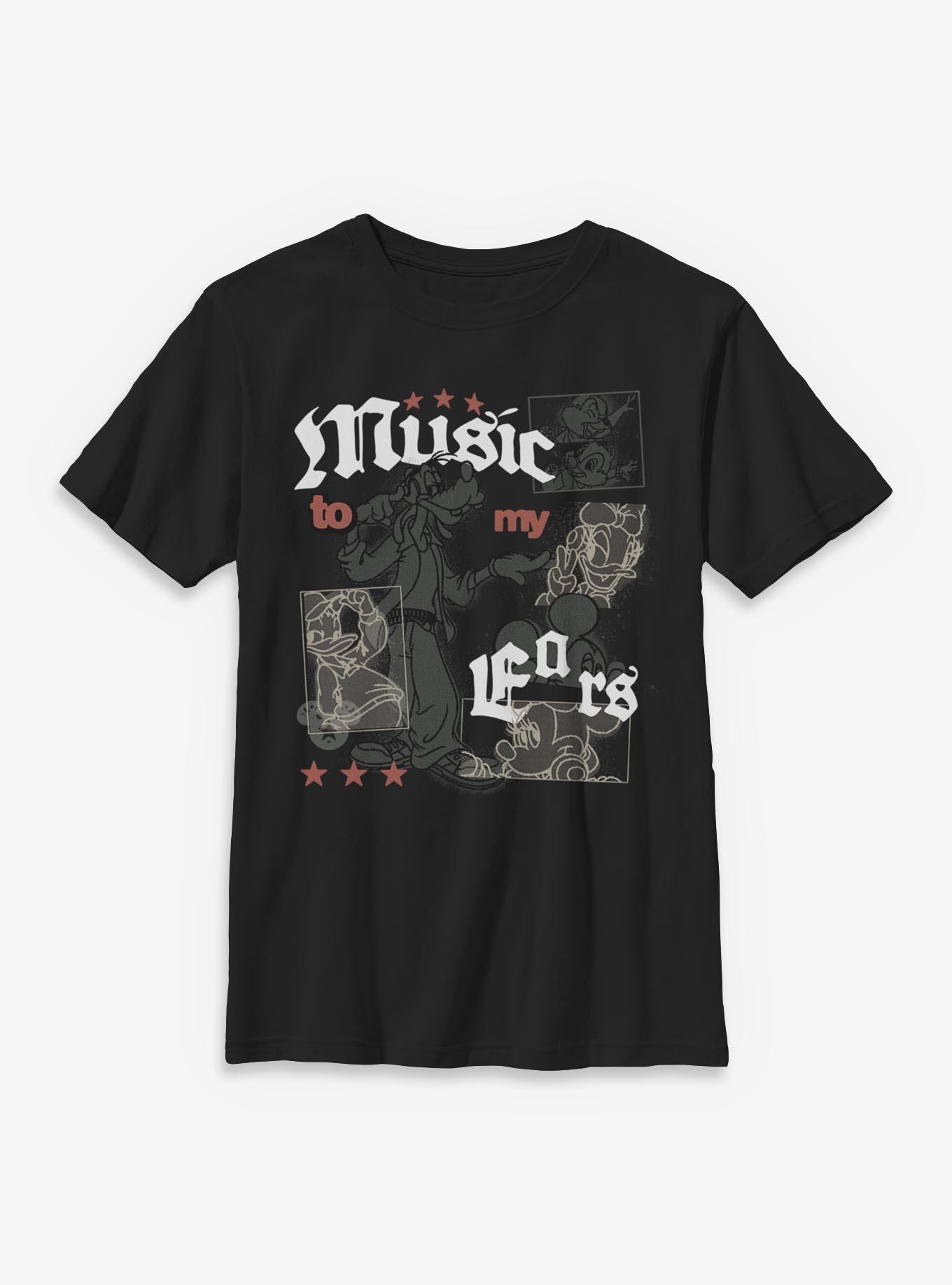 Disney Mickey Mouse Music To My Ears Youth T-Shirt, , hi-res