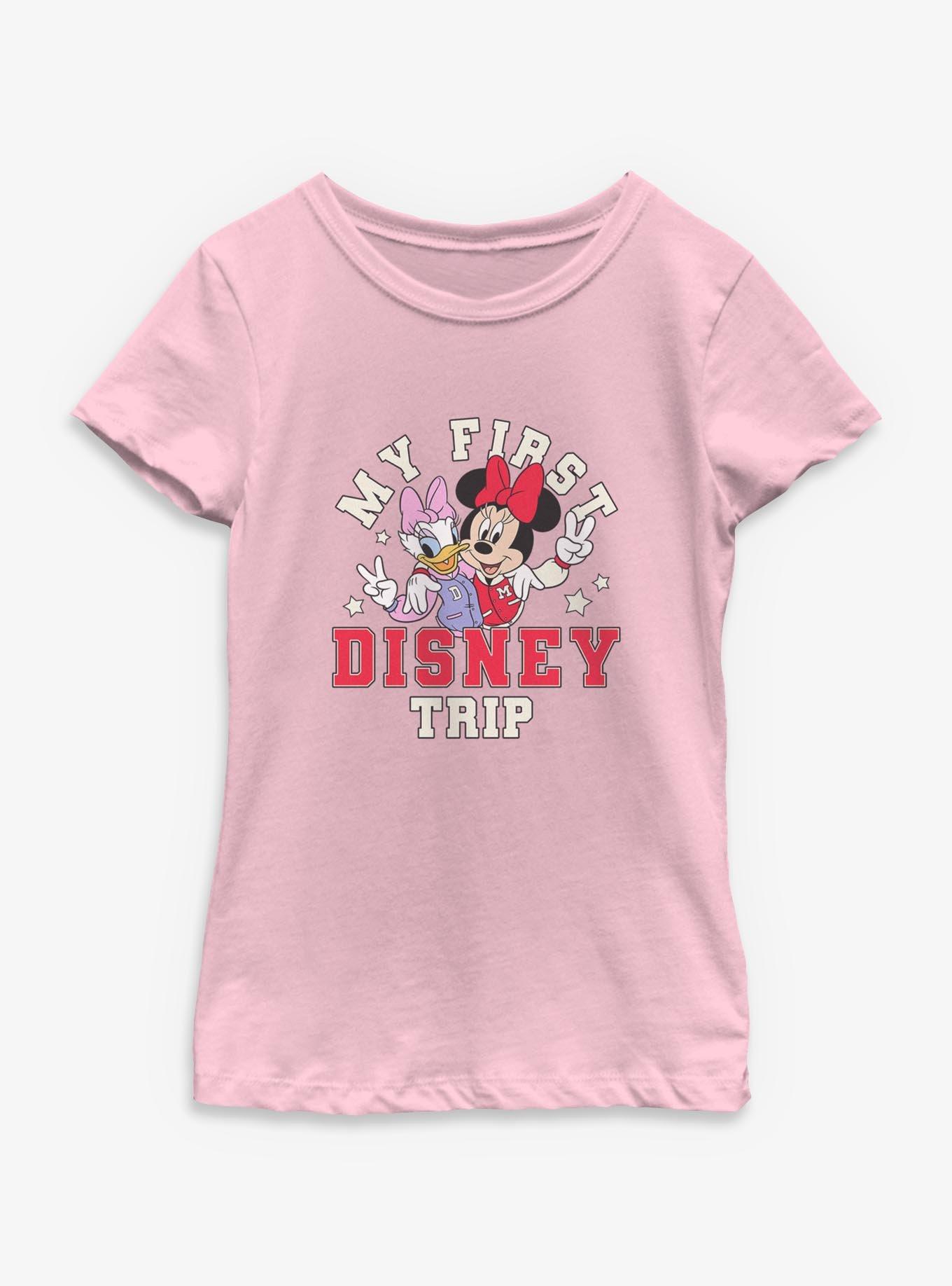 Disney Minnie Mouse My First Disney Trip Youth Girls T-Shirt, , hi-res