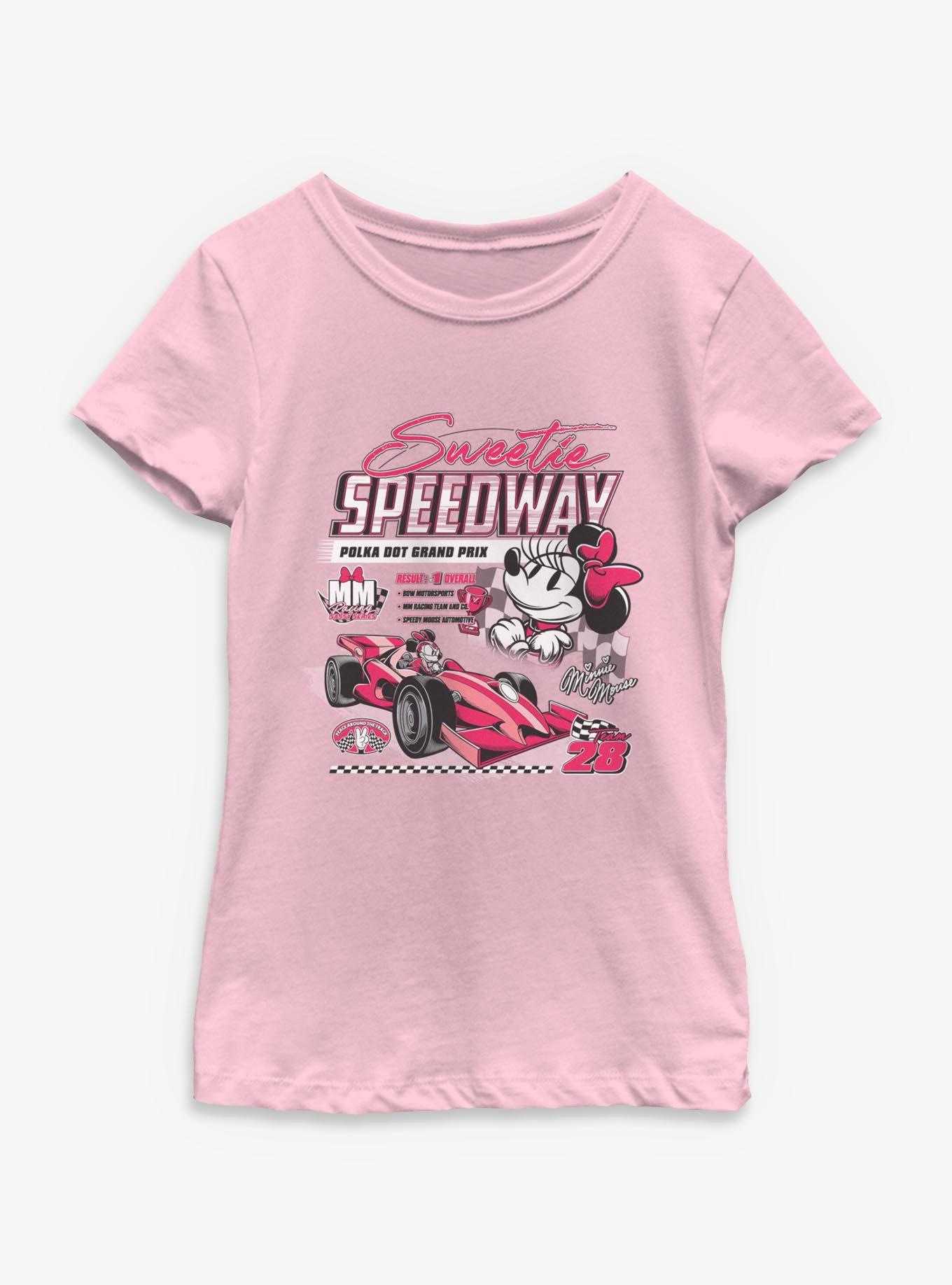 Disney Minnie Mouse Sweetie Speedway Youth Girls T-Shirt, , hi-res
