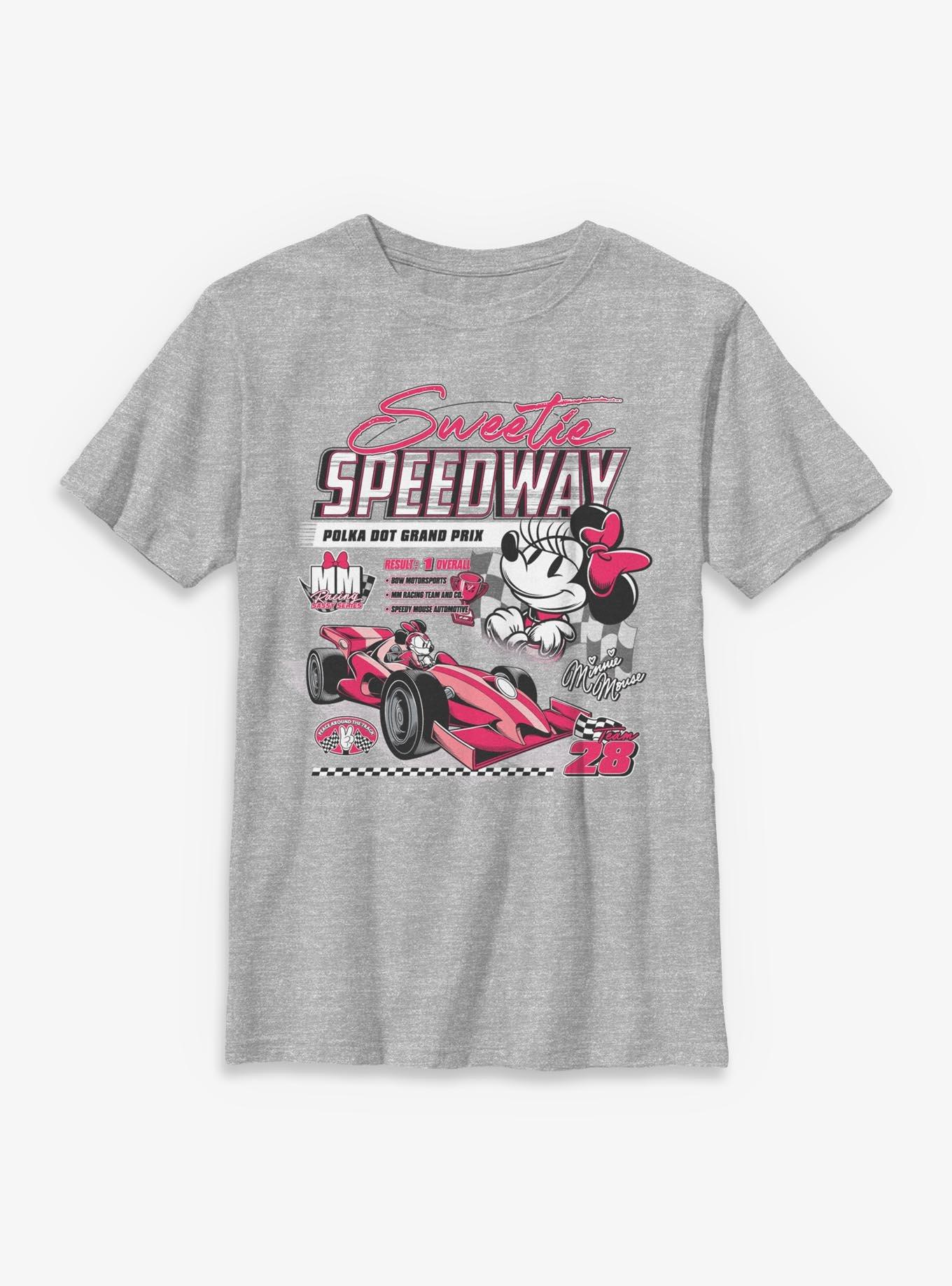 Disney Minnie Mouse Sweetie Speedway Youth T-Shirt, , hi-res
