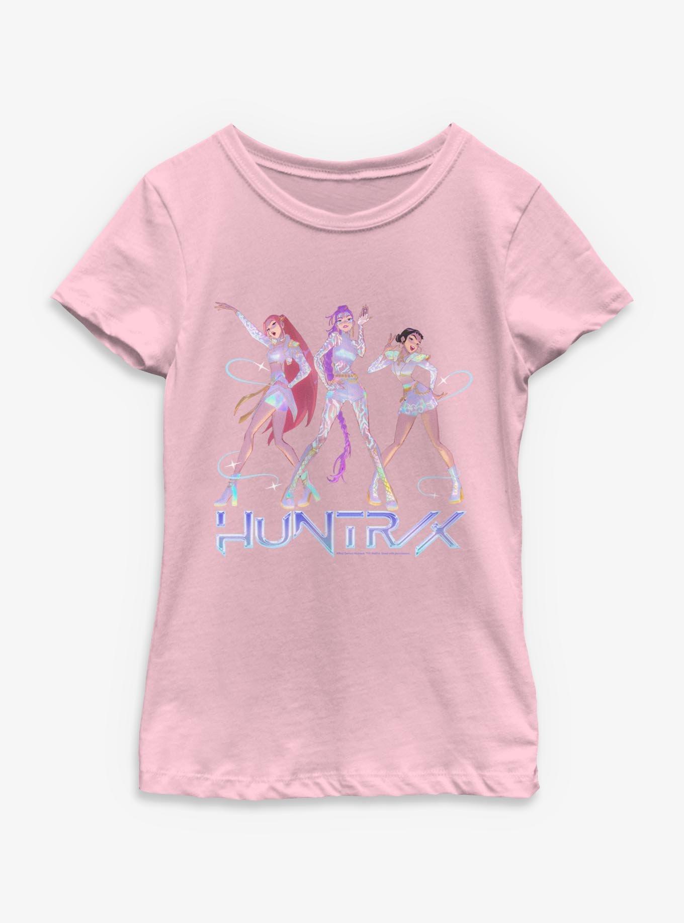KPop Demon Hunters HUNTR/X Pose Youth Girls T-Shirt, , hi-res
