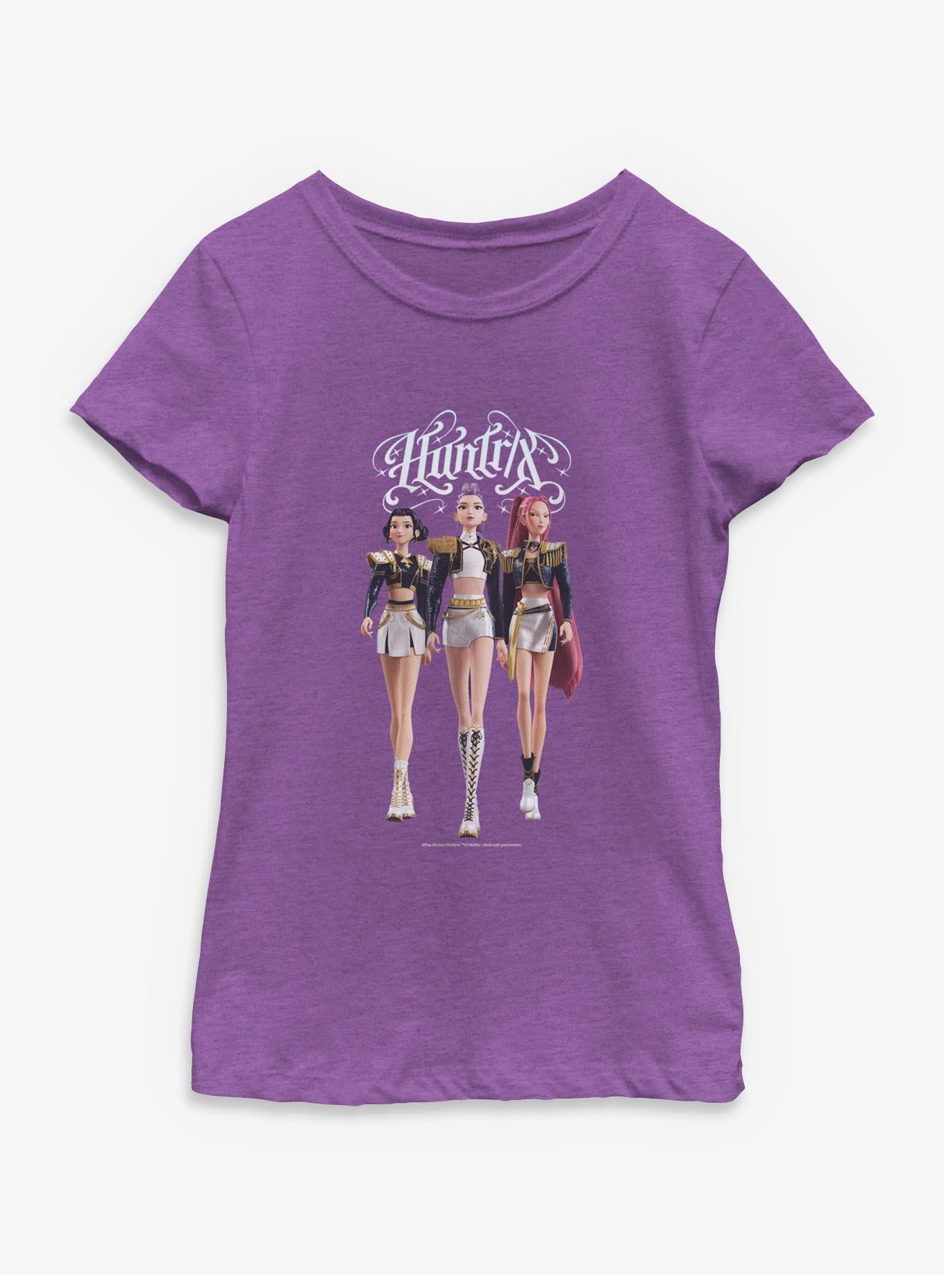 Kpop Demon Hunters HUNTR/X Golden Stance Youth Girls T-Shirt, , hi-res