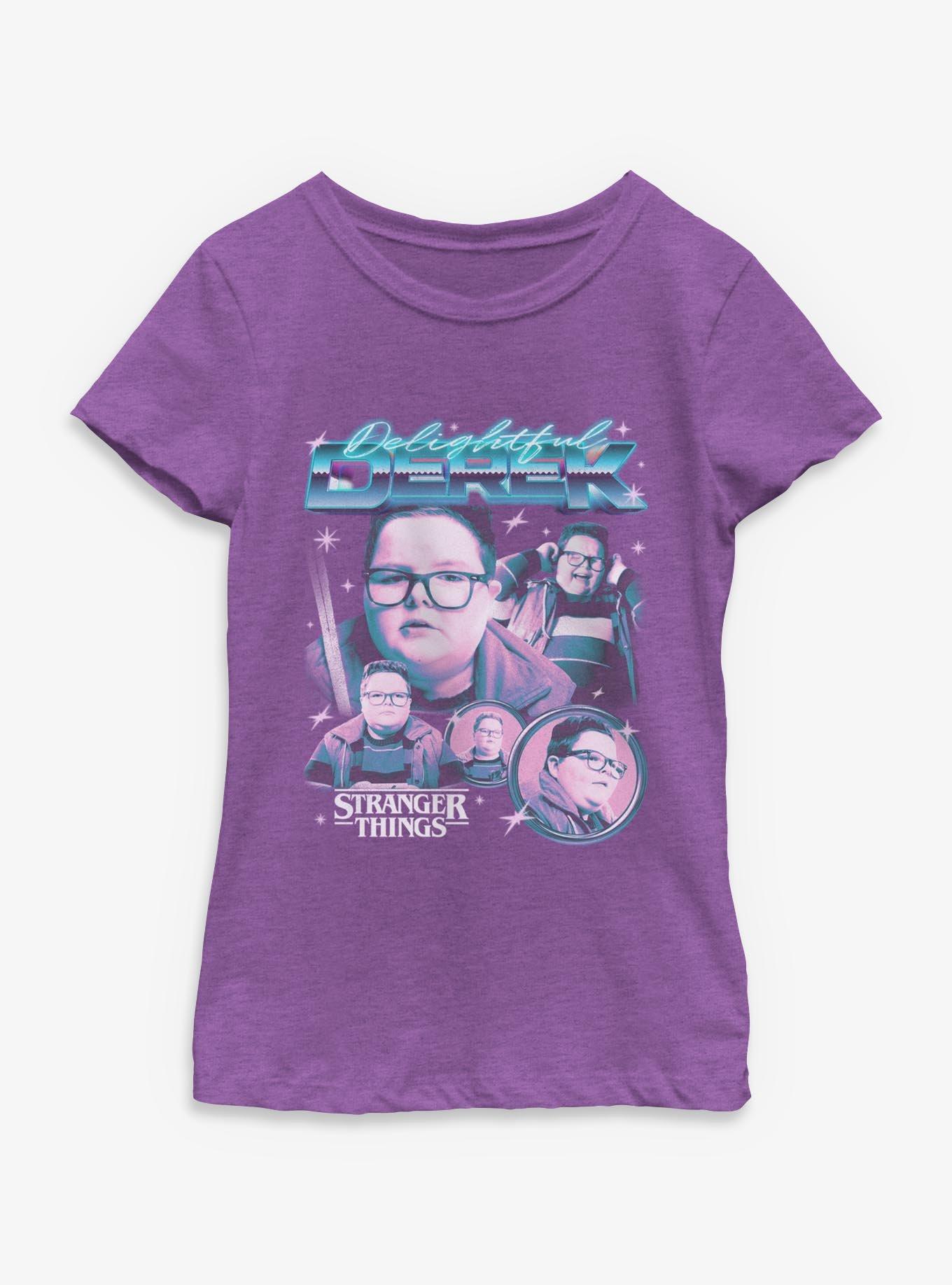 Stranger Things Delightful Derek Youth Girls T-Shirt, , hi-res
