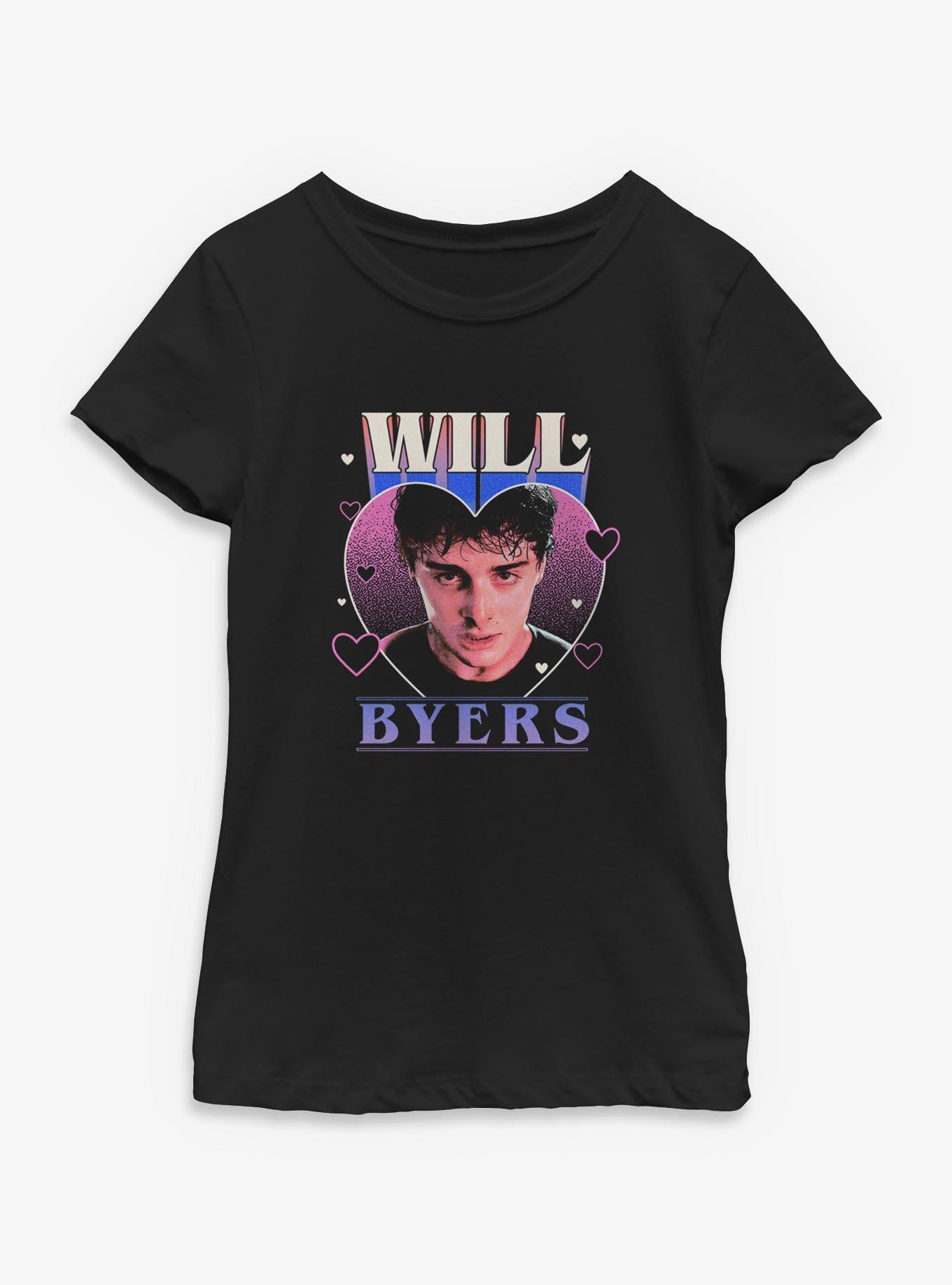 Stranger Things Will Byers Heart Youth Girls T-Shirt, , hi-res