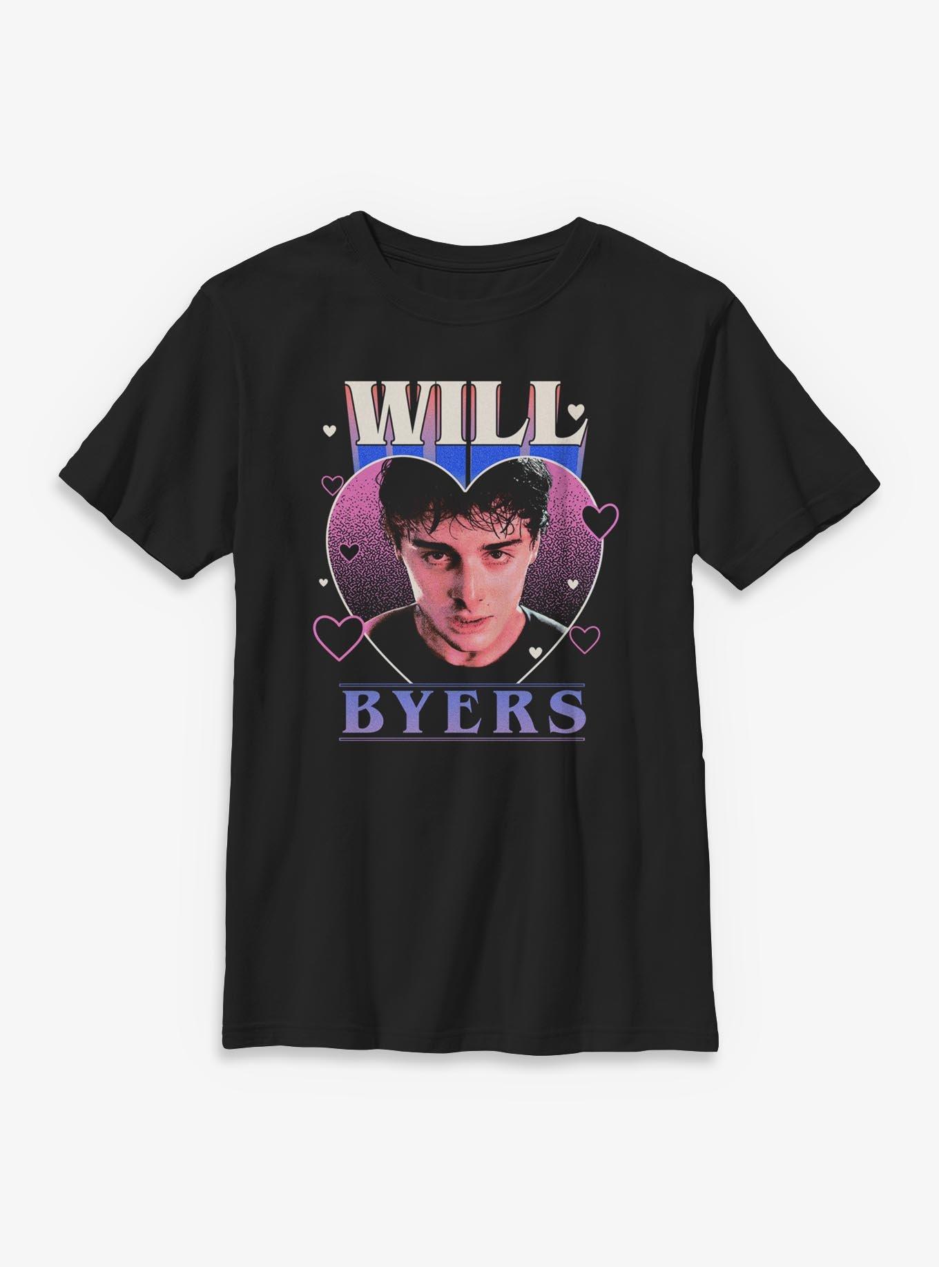 Stranger Things Will Byers Heart Youth T-Shirt, , hi-res