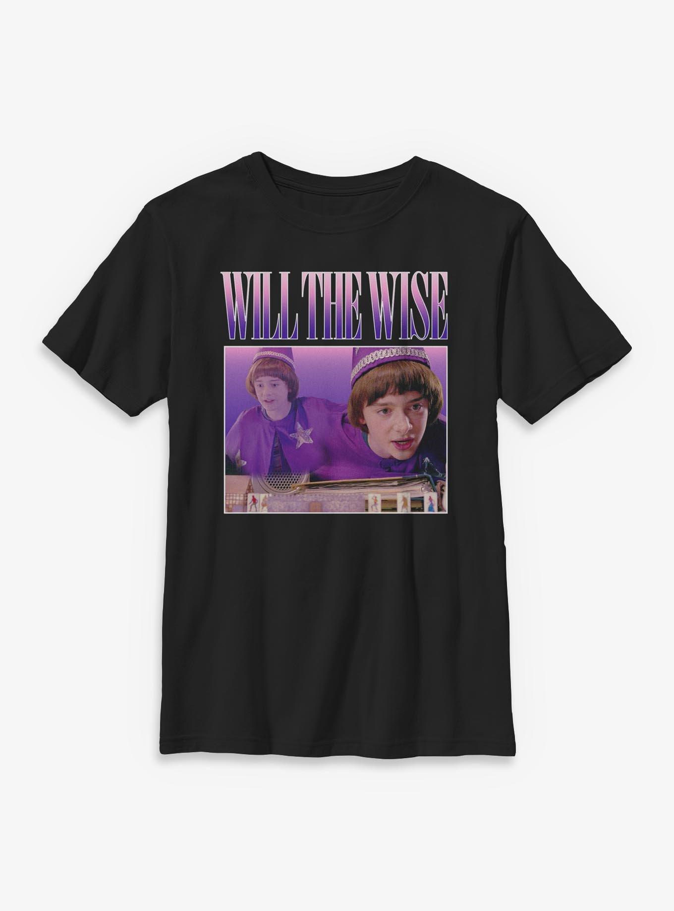 Stranger Things Will The Wise Box Montage Youth T-Shirt, , hi-res