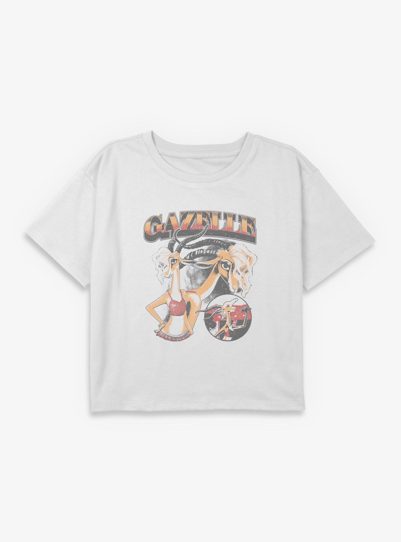 Disney Zootopia Gazellegant Youth Girls Boxy Crop T-Shirt, , hi-res