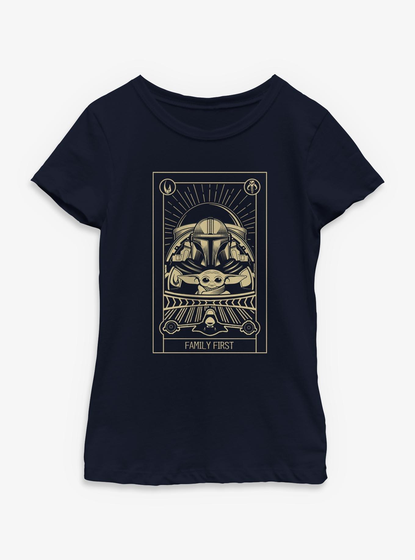 Star Wars The Mandalorian Family First Tarot Youth Girls T-Shirt, , hi-res