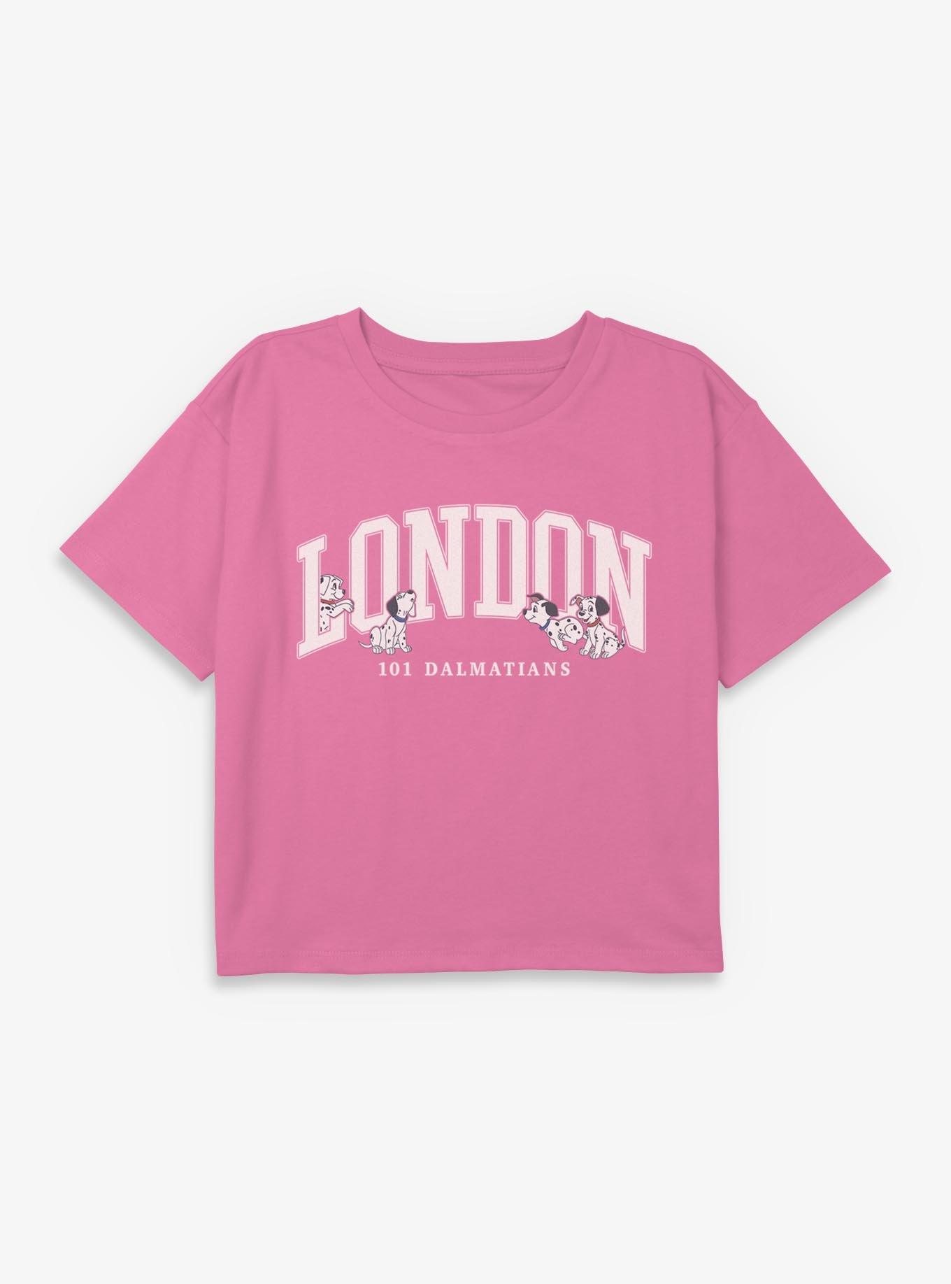 Disney 101 Dalmatians English Puppies Youth Girls Boxy Crop T-Shirt, , hi-res