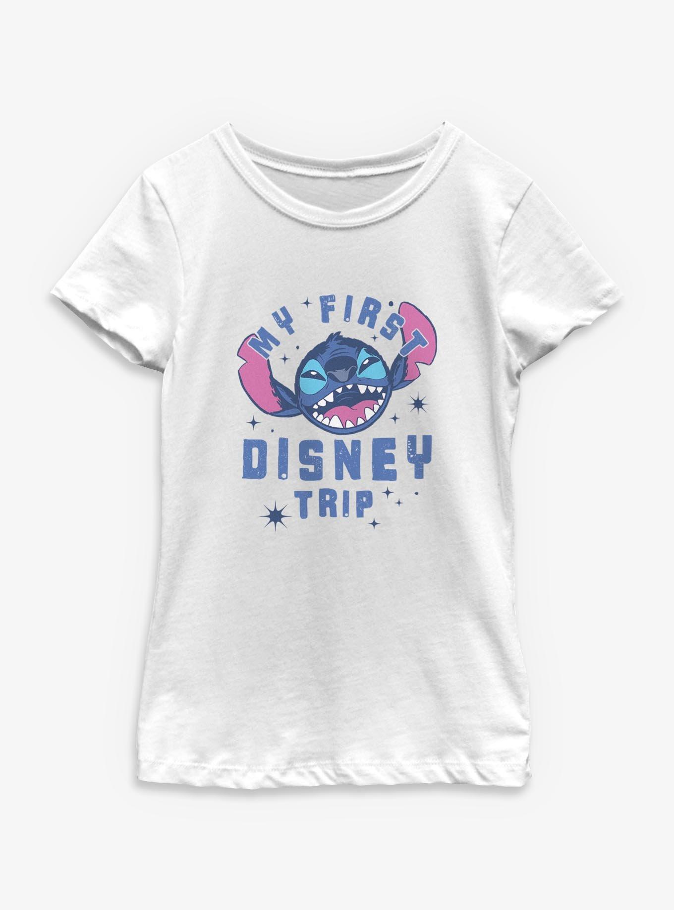 Disney Lilo & Stitch My First Disney Trip Youth Girls T-Shirt, , hi-res