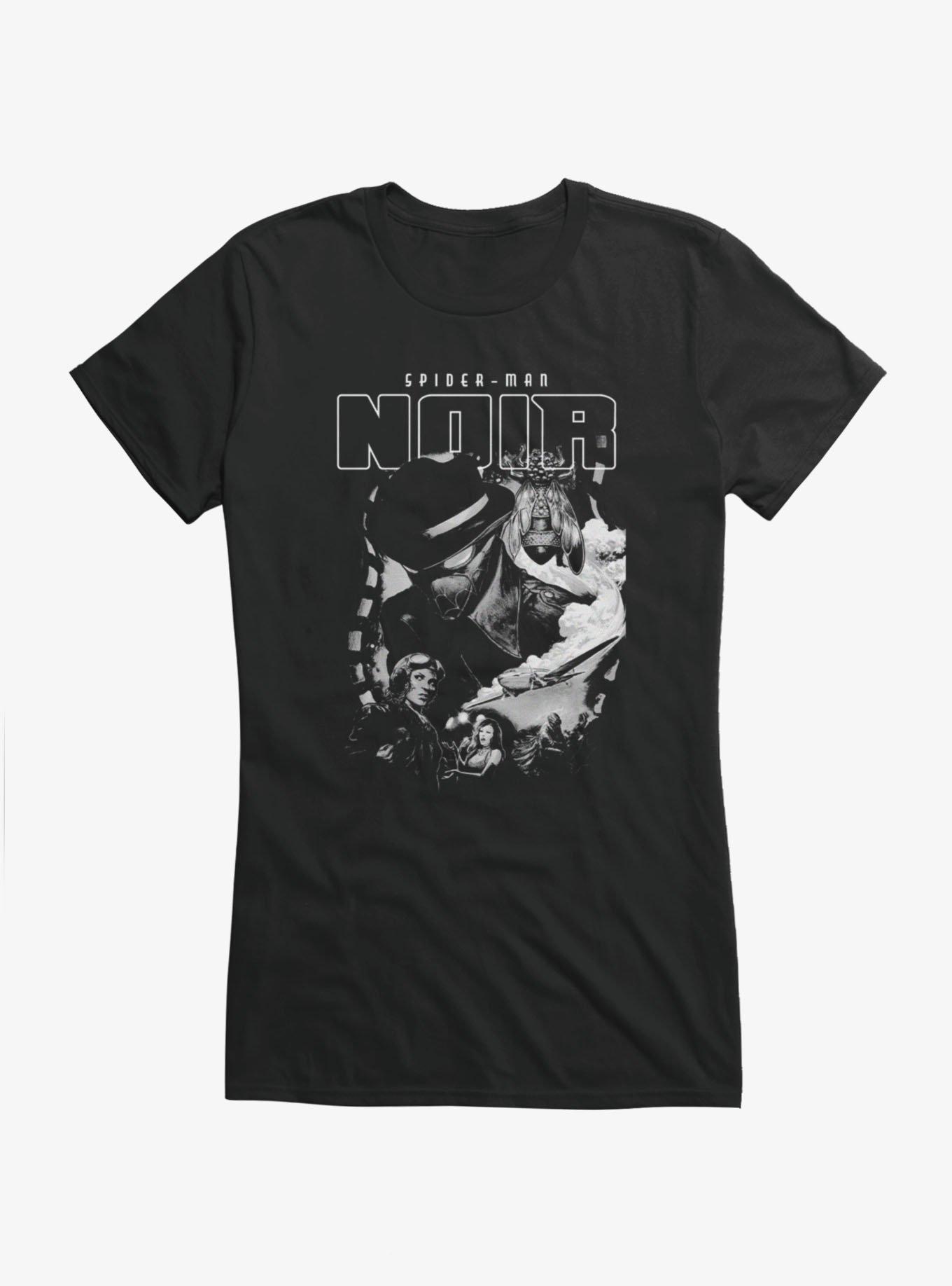 Marvel Spider-Man Noir Detective Fly On The Wall Girls T-Shirt, , hi-res