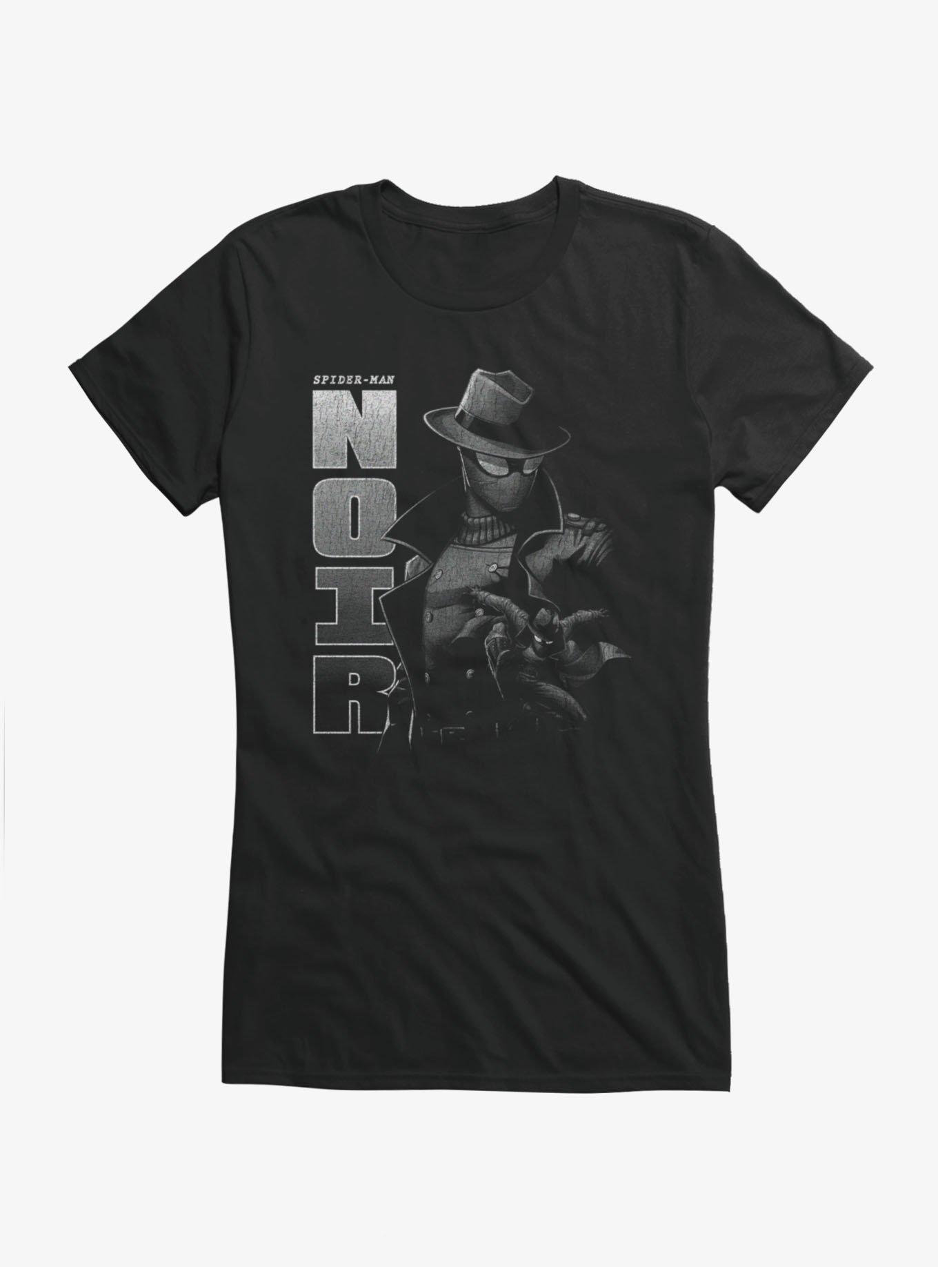 Marvel Spider-Man Noir Dramatic Collage Girls T-Shirt, , hi-res
