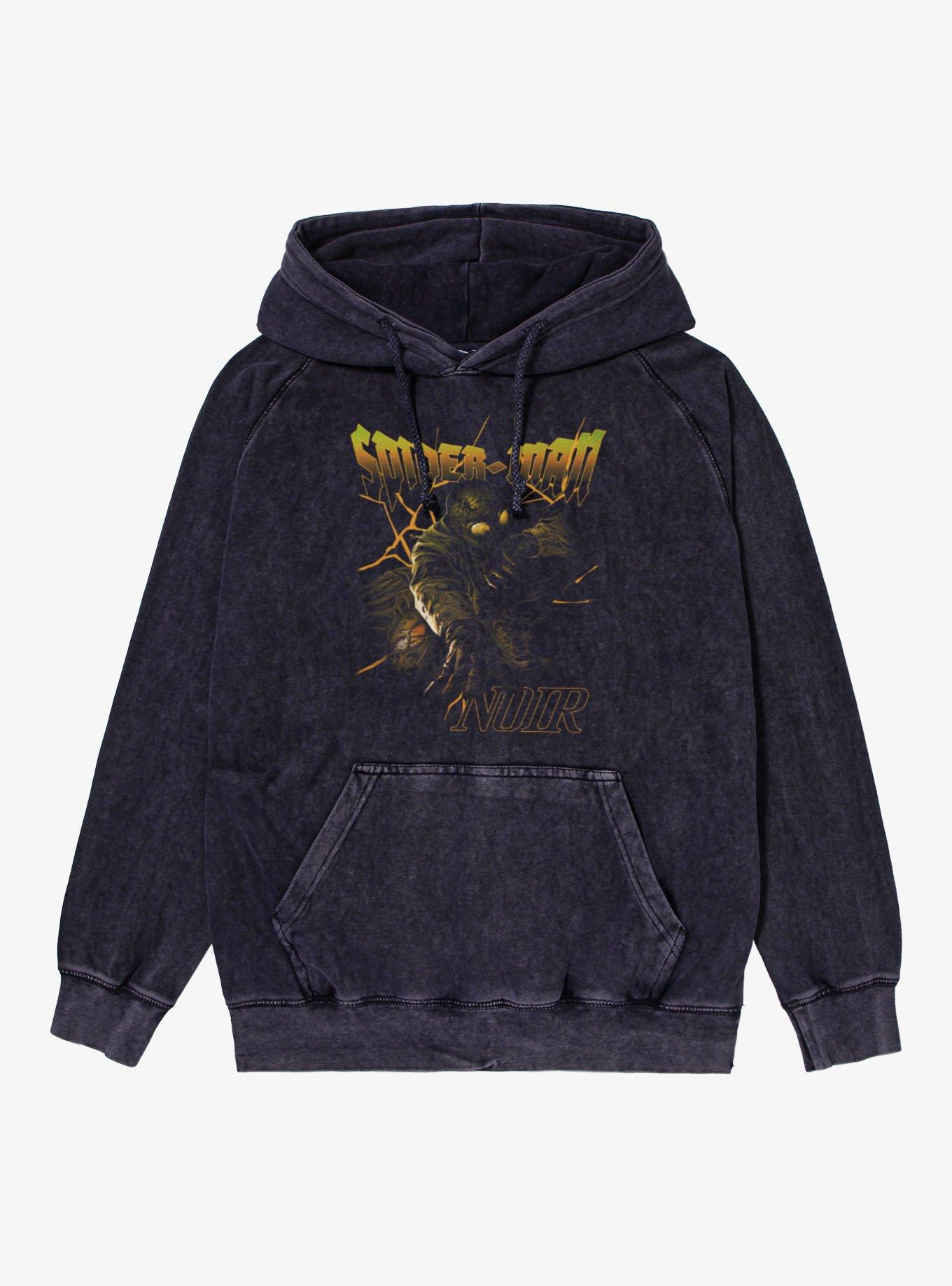 Marvel Spider-Man Noir Senses Portrait Mineral Wash Hoodie, , hi-res