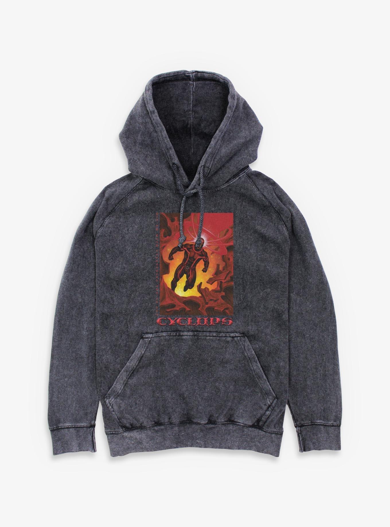 Marvel X-Men Cyclops No Hope At All Mineral Wash Hoodie, , hi-res