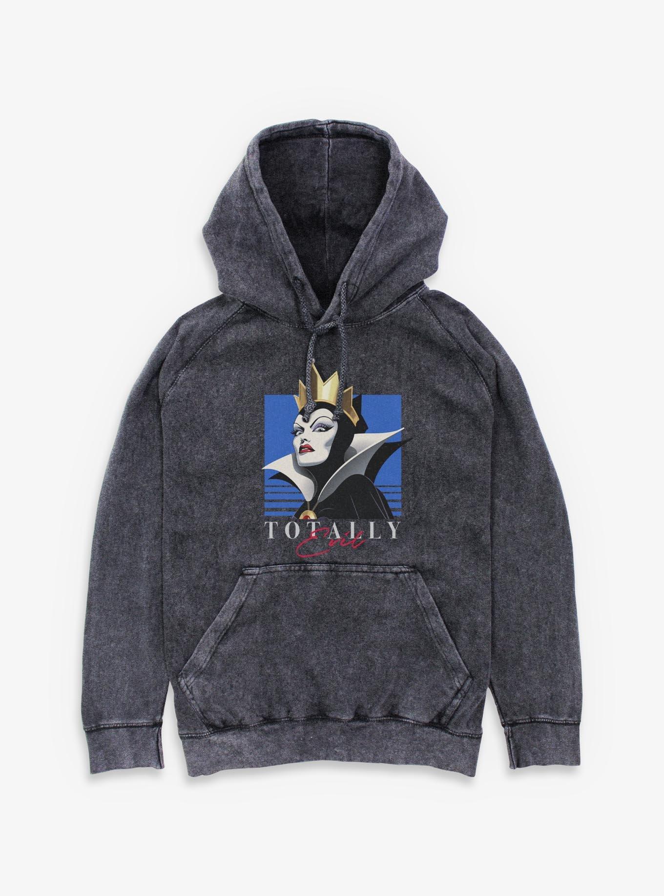 Disney Villains Retro Totally Evil Queen Mineral Wash Hoodie, , hi-res