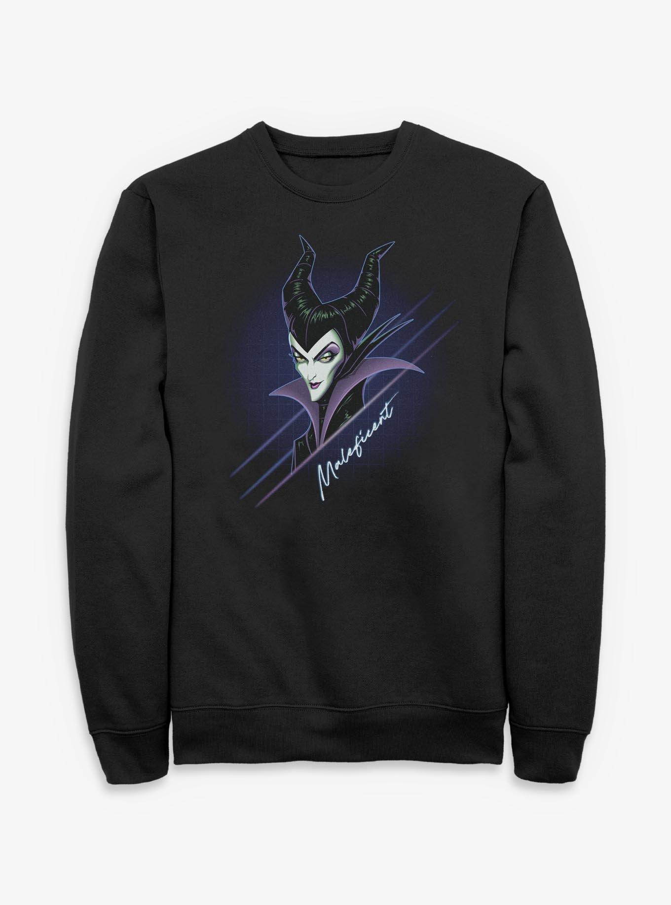 Disney Villains Retro Midnight Maleficent Queen Sweatshirt, , hi-res