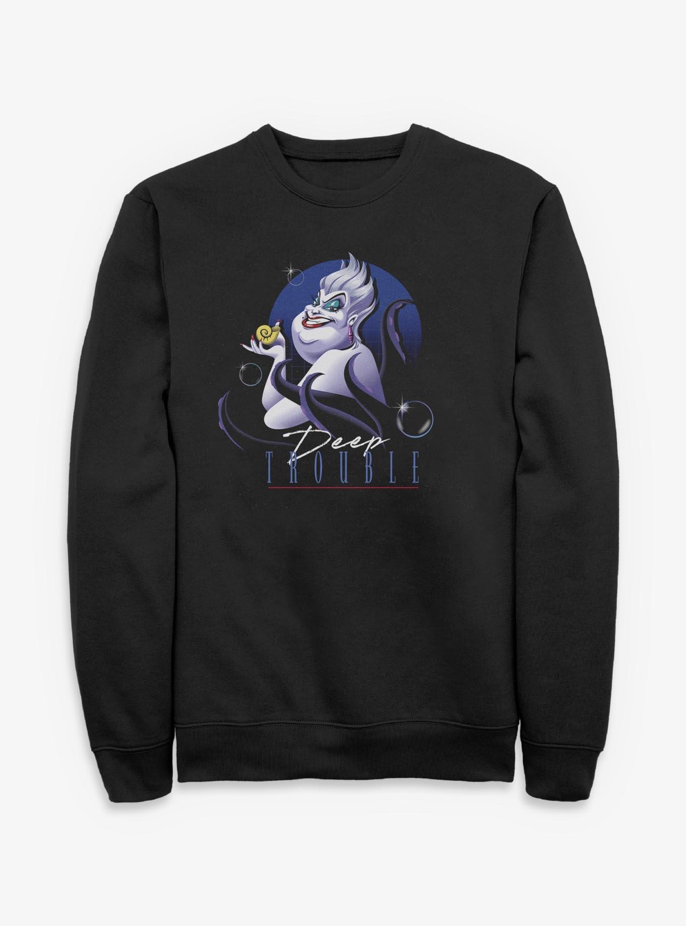 Disney Villains Ursula Deep Trouble Retro Sweatshirt, , hi-res