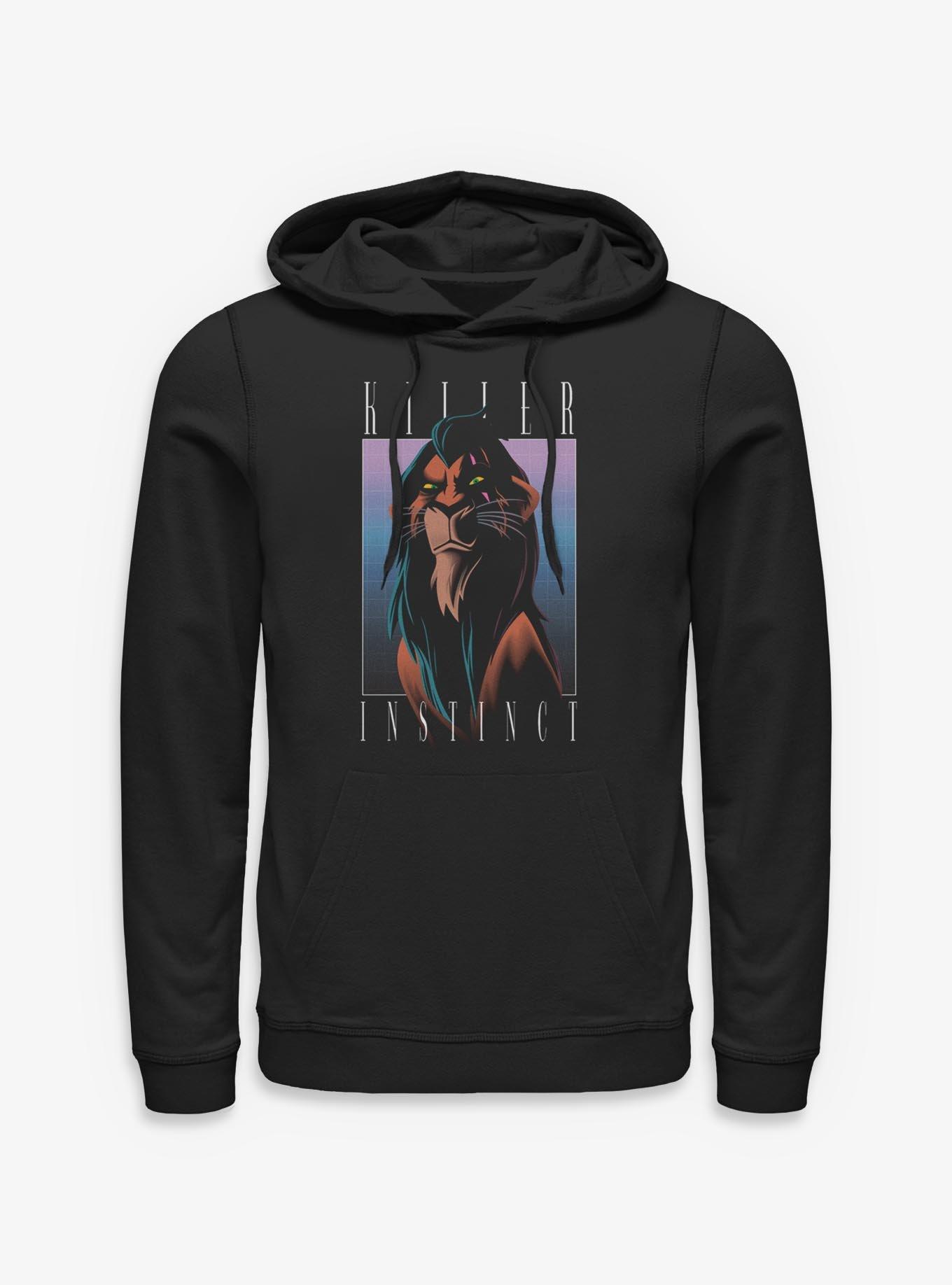 Disney Villains Scar Killer Instinct Retro Hoodie, BLACK, hi-res