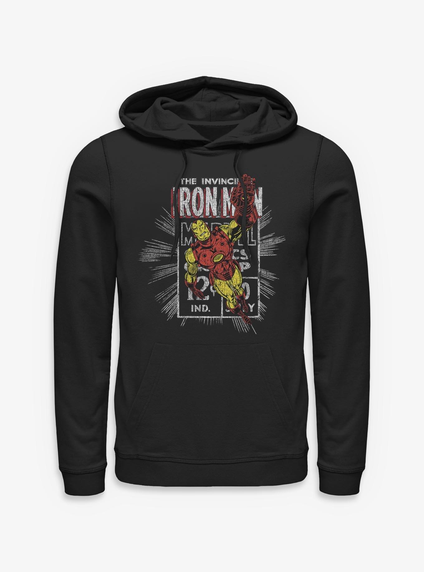Marvel Ironman Stamp Hoodie, , hi-res