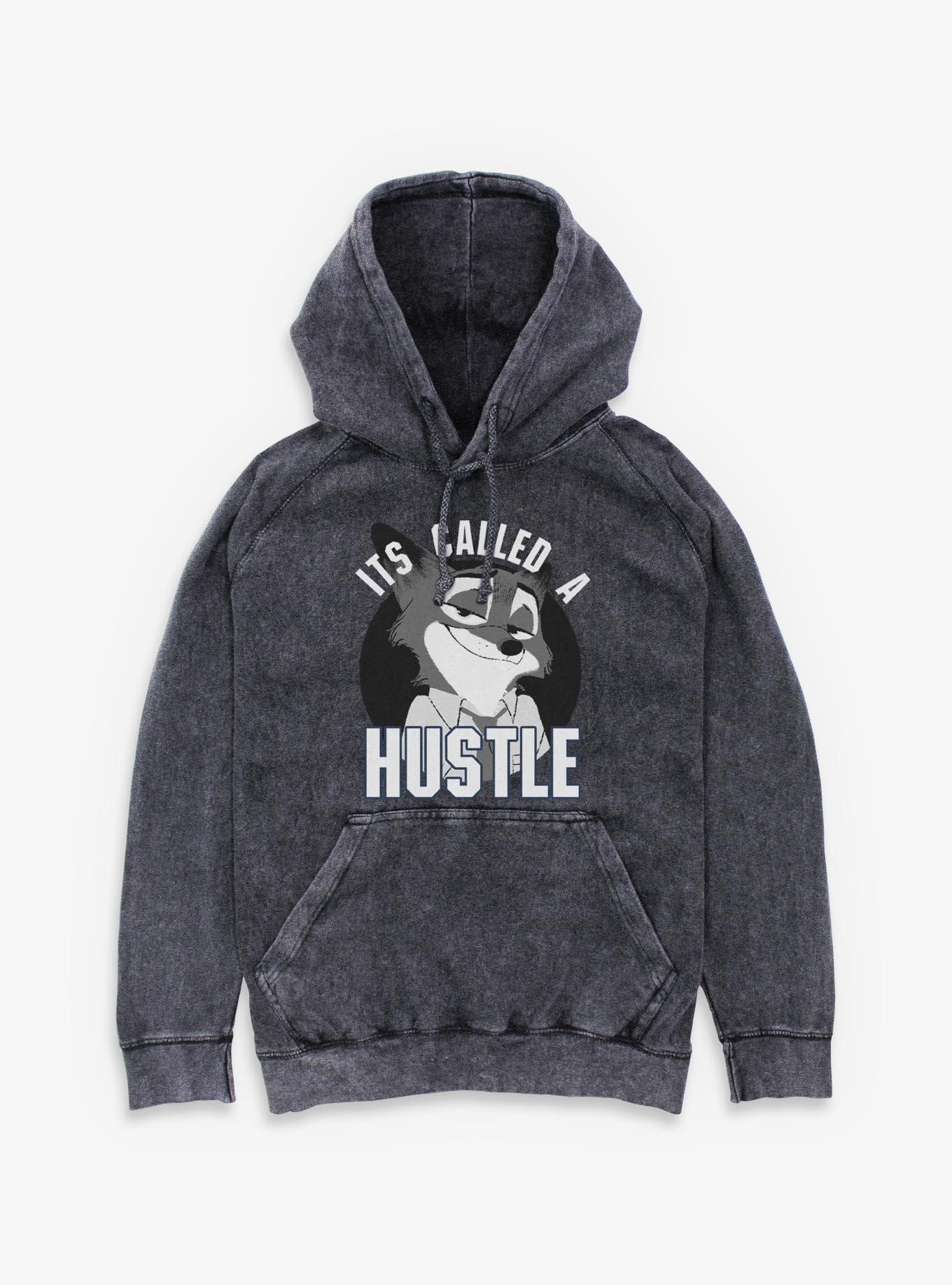 Disney Zootopia Hustle Time Mineral Wash Hoodie, , hi-res