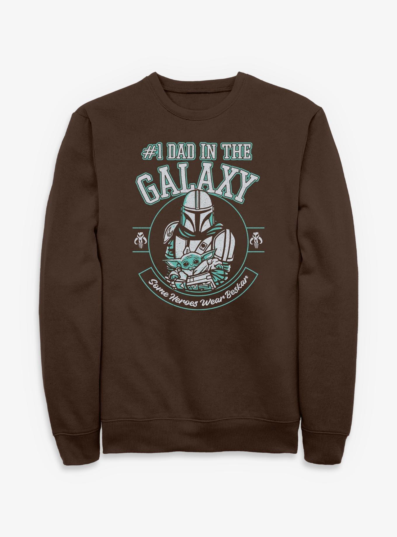 Star Wars The Mandalorian Best Dad In The Galaxy Sweatshirt, , hi-res
