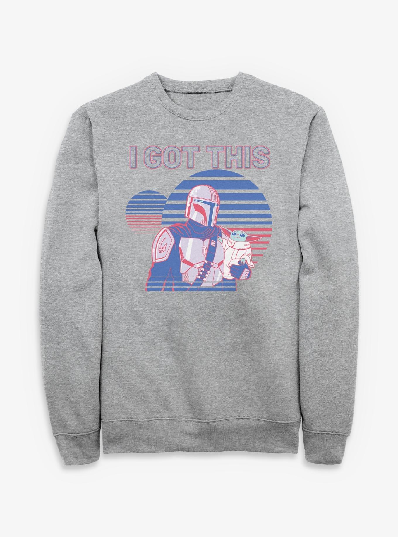 Star Wars The Mandalorian I Got This Sunset Stripes Sweatshirt, , hi-res